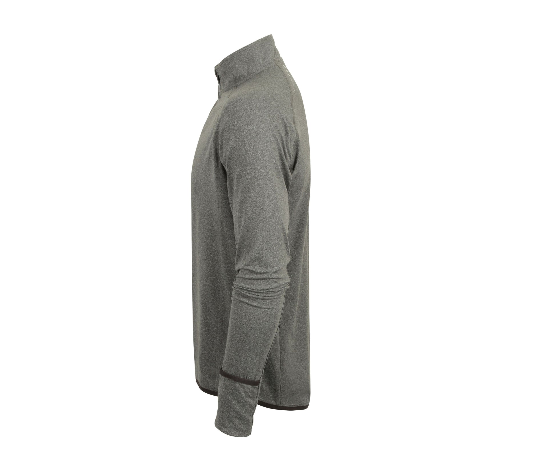 1/4 Zip Tee-Shirt Sport - Grey Marl