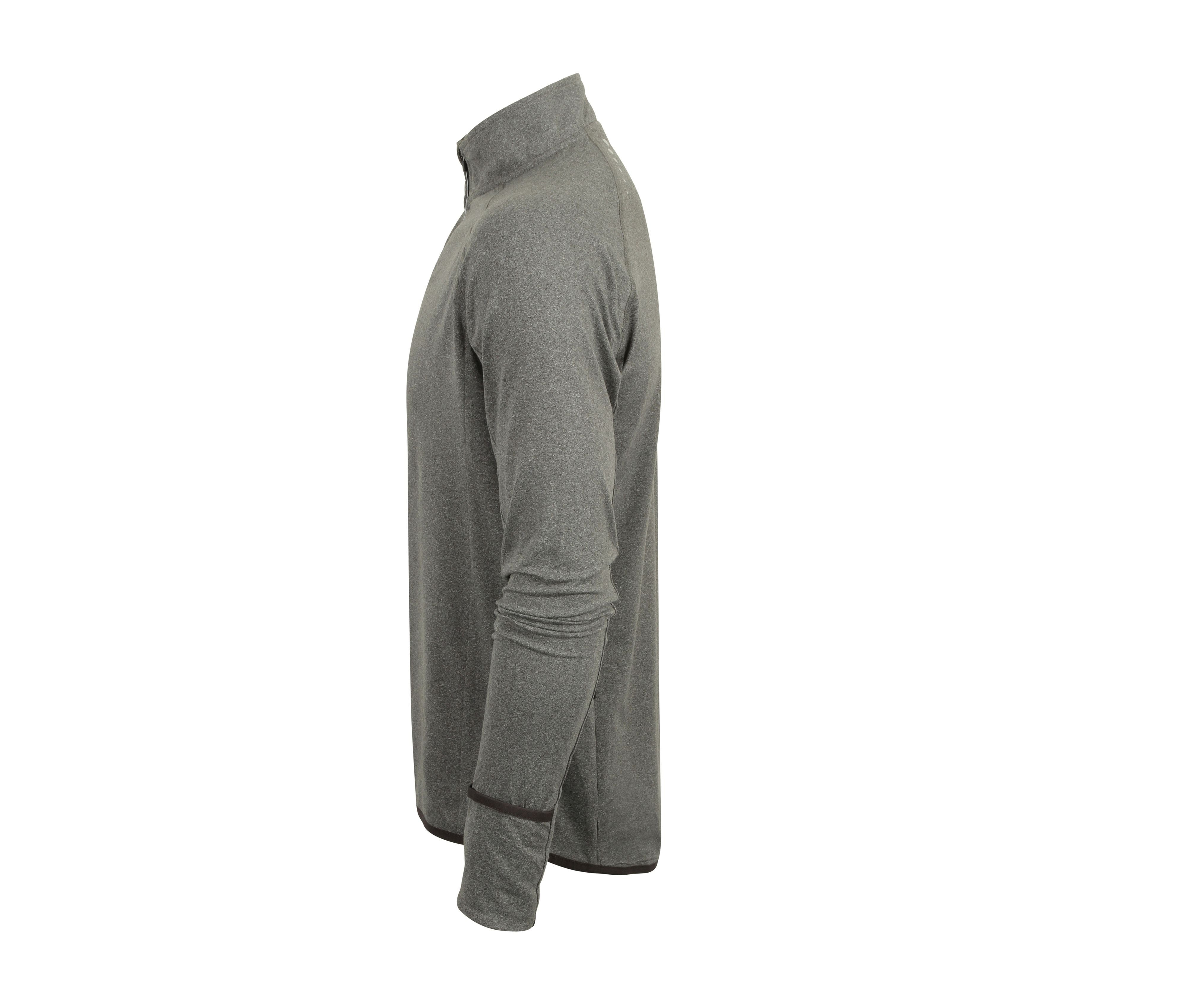 1/4 Zip Tee-Shirt Sport - Grey Marl