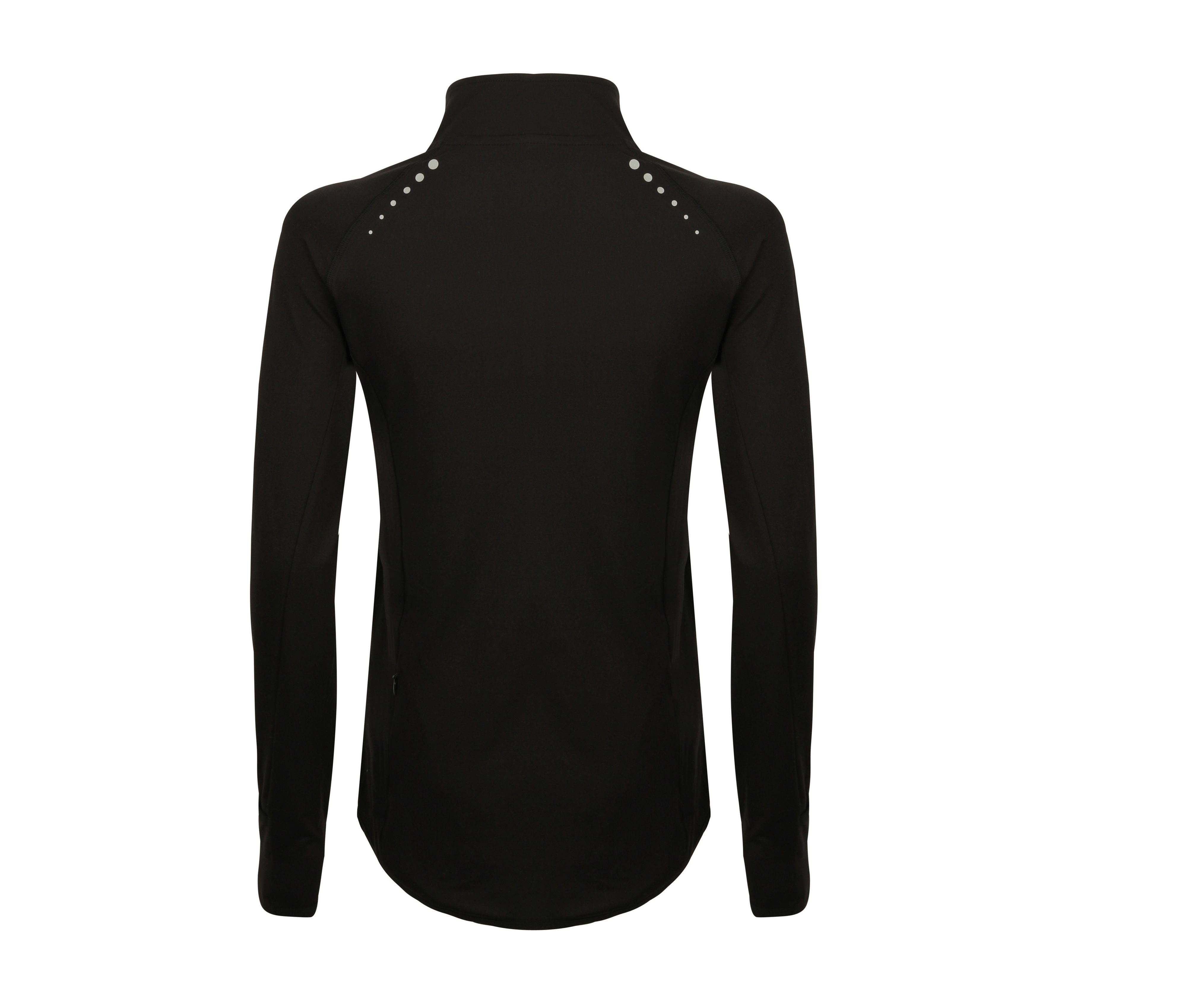 1/4 Zip Tee-Shirt Sport - Black