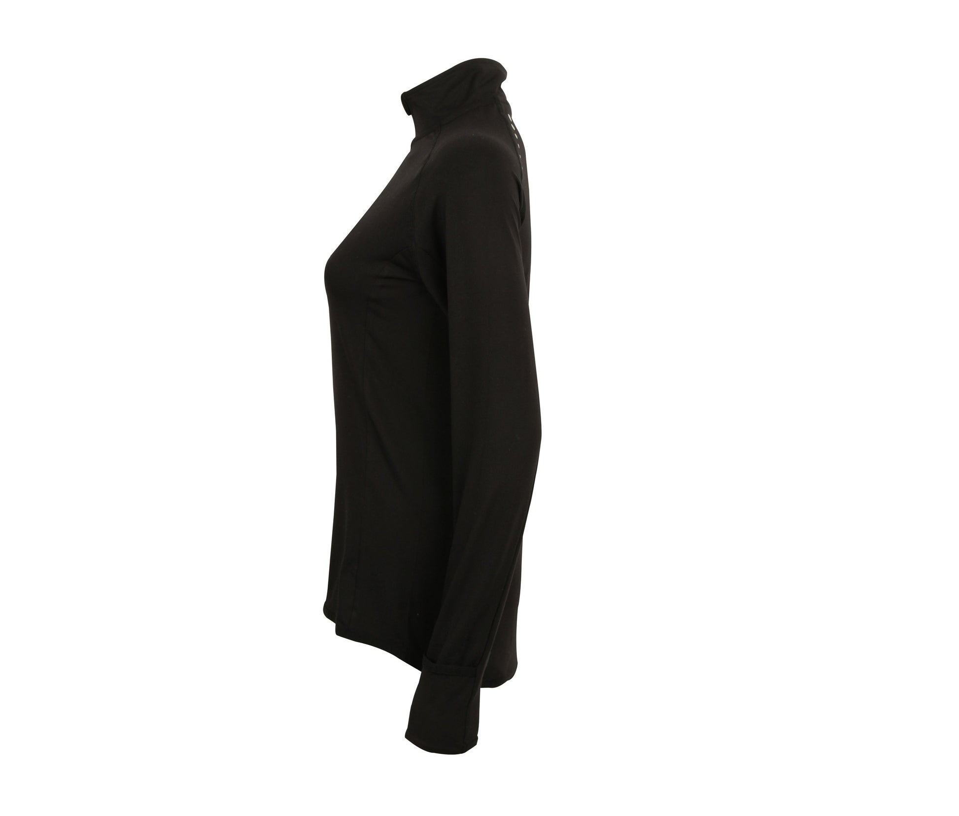 1/4 Zip Tee-Shirt Sport - Black