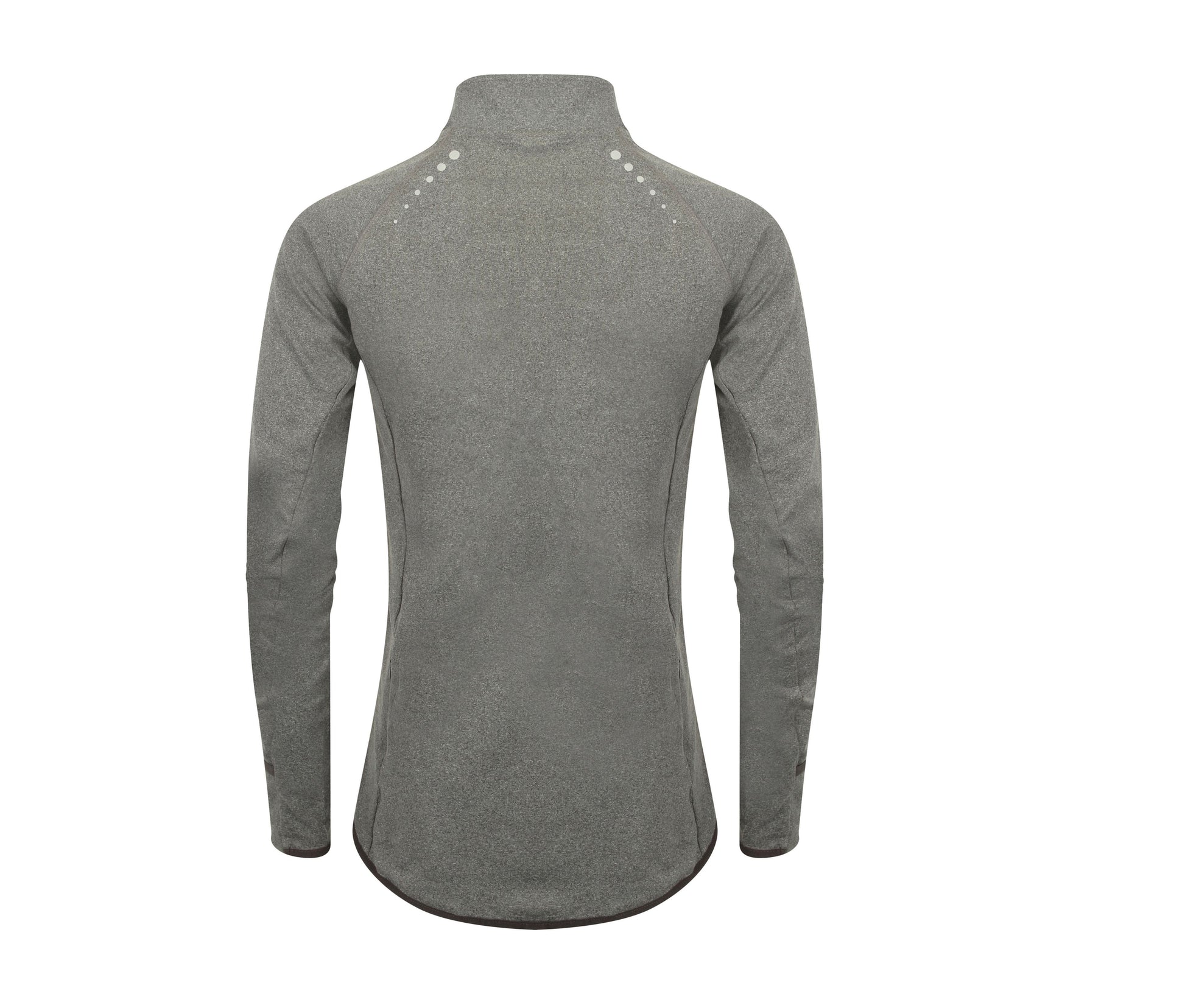 1/4 Zip Tee-Shirt Sport - Grey Marl