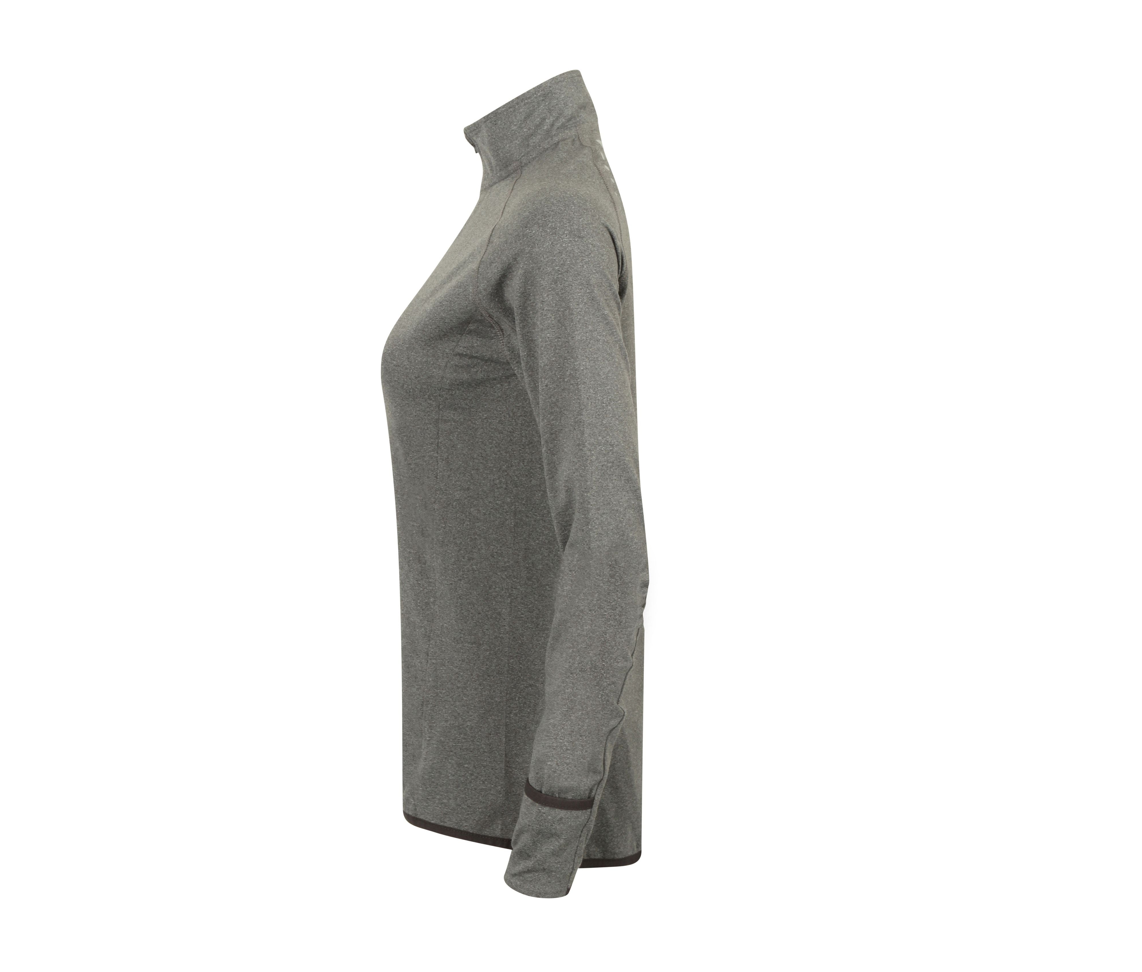 1/4 Zip Tee-Shirt Sport - Grey Marl