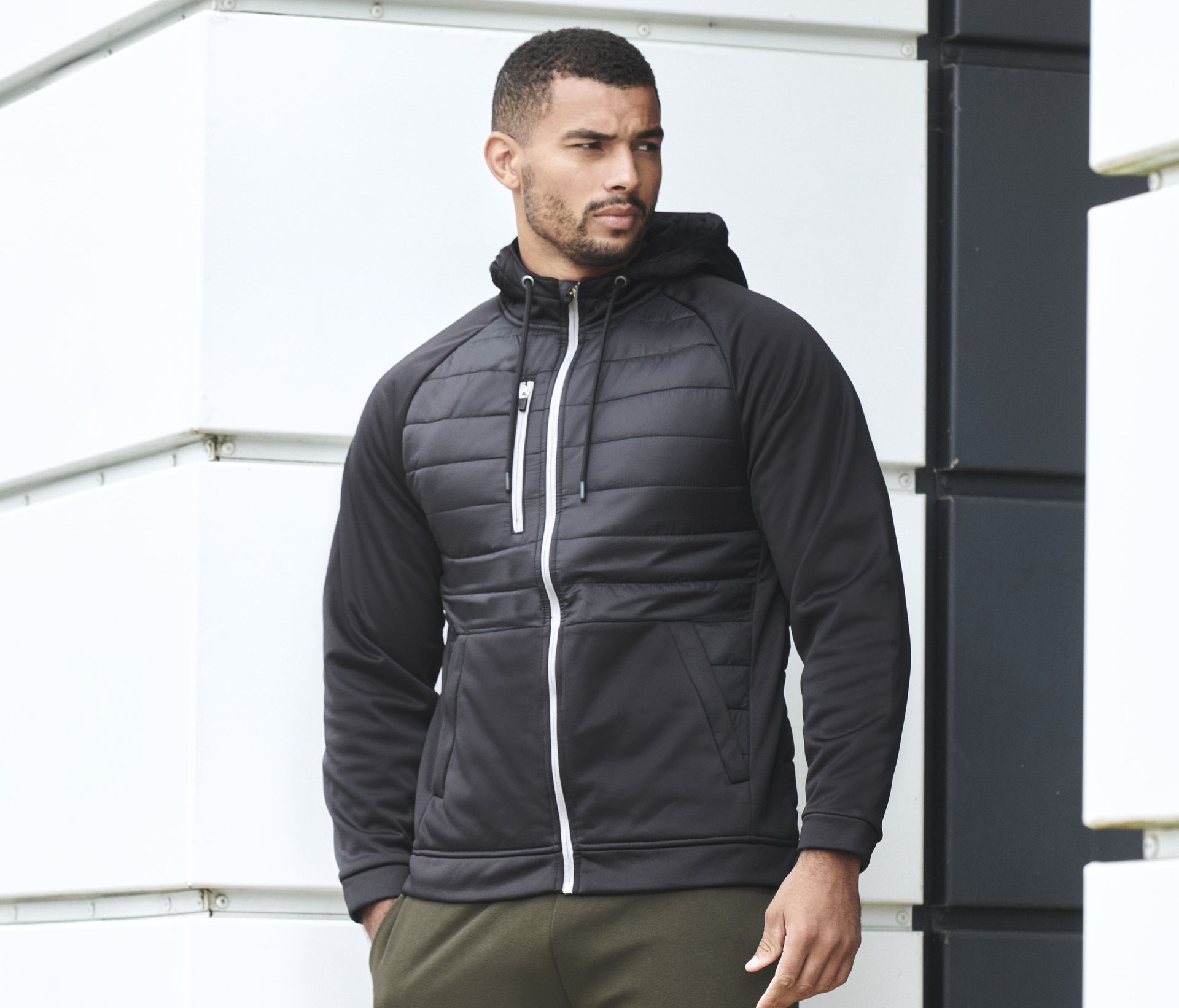 Veste bi-matière