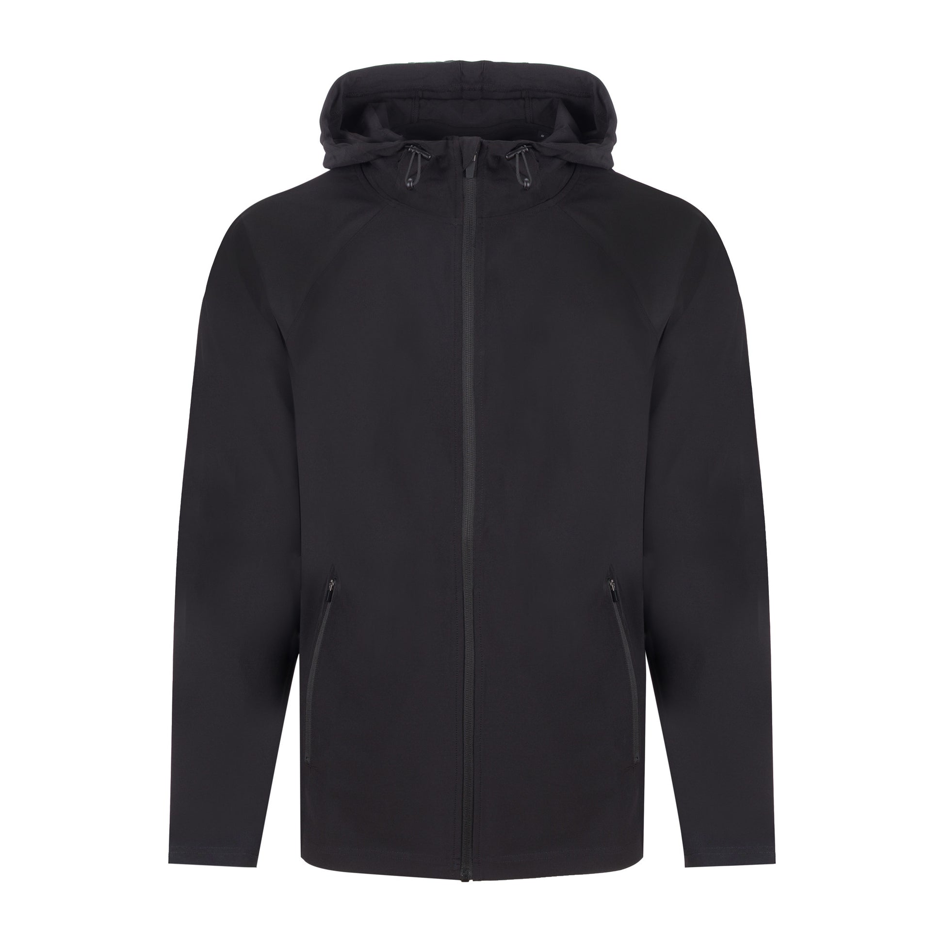 Sweat à Capuche Zippé de Sport Unisexe - Black