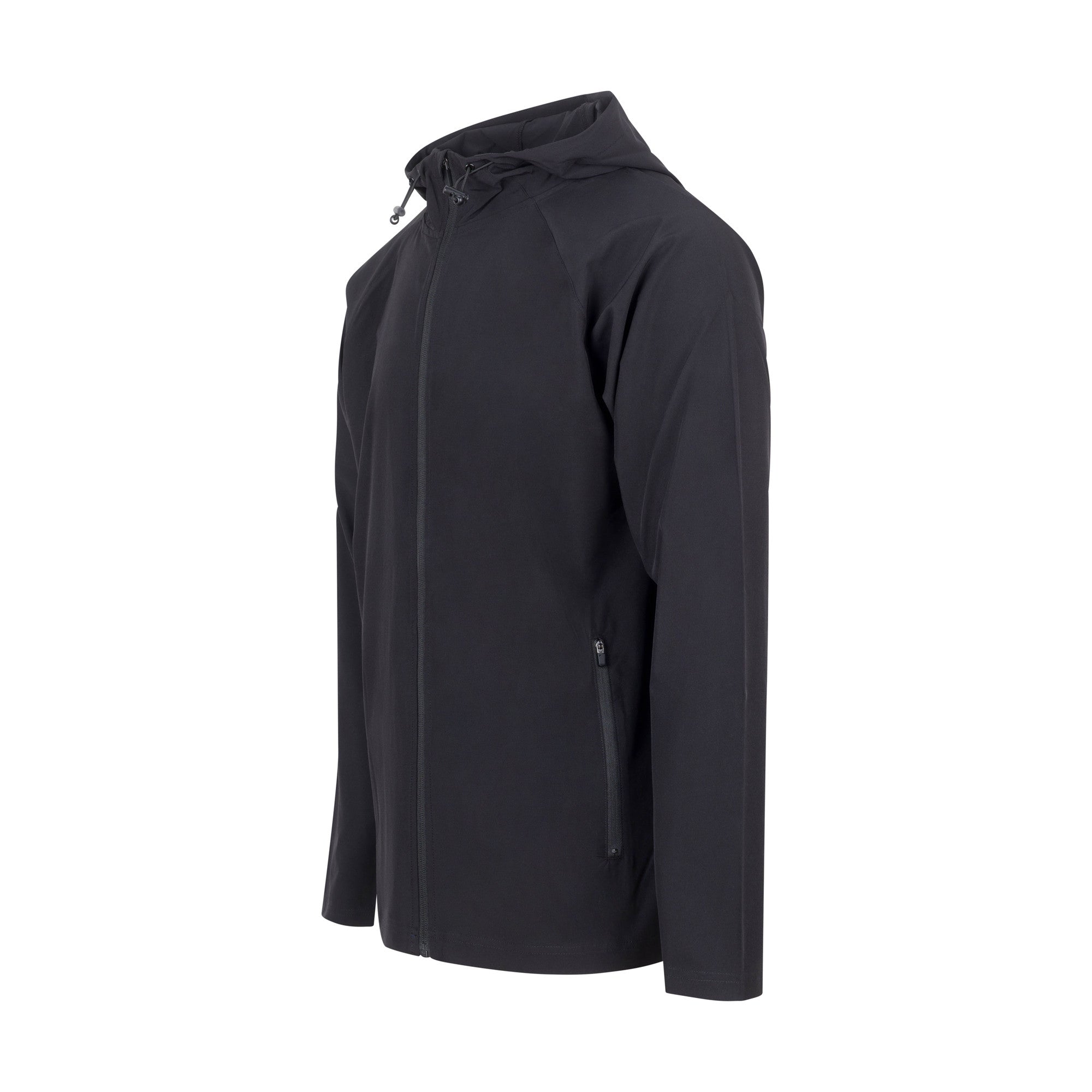 Sweat à Capuche Zippé de Sport Unisexe - Black