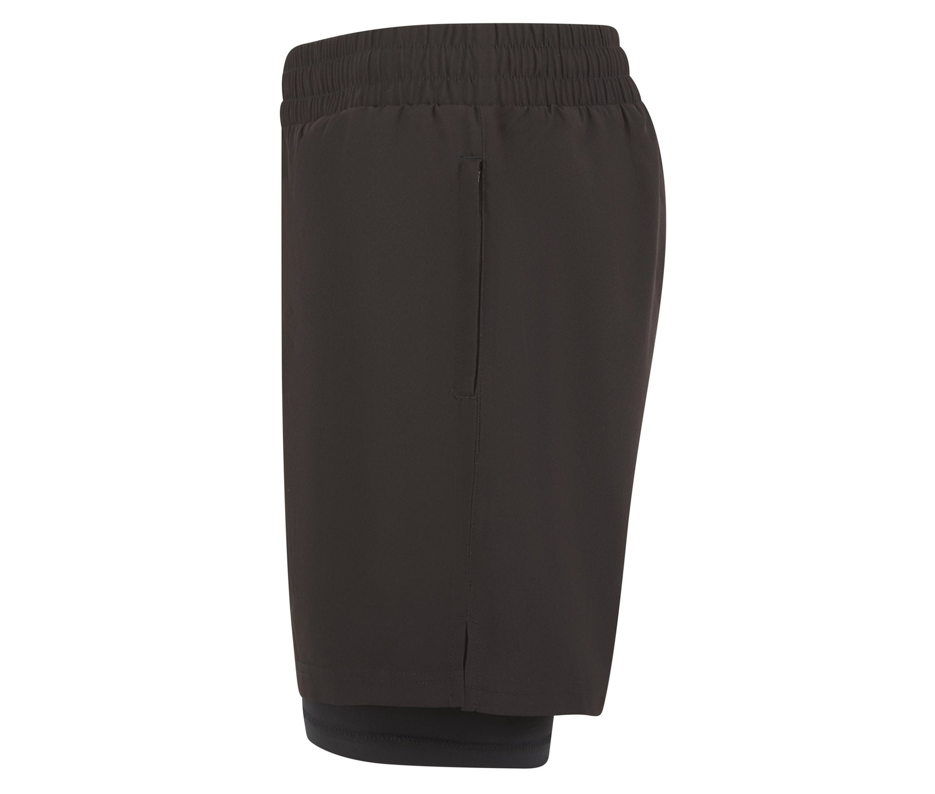 Short en Microfibre Homme - Black / Black