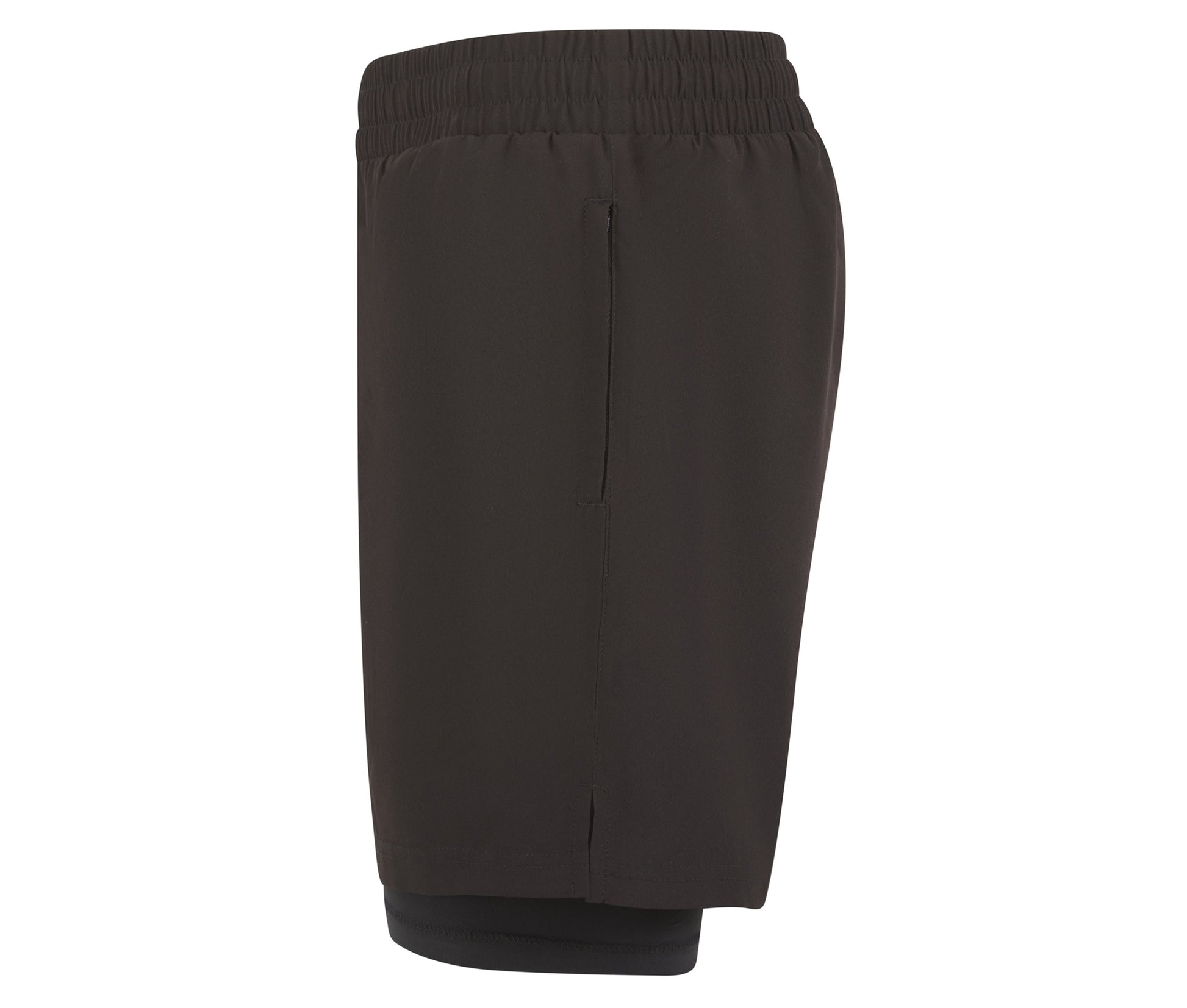 Short en Microfibre Homme - Black / Black