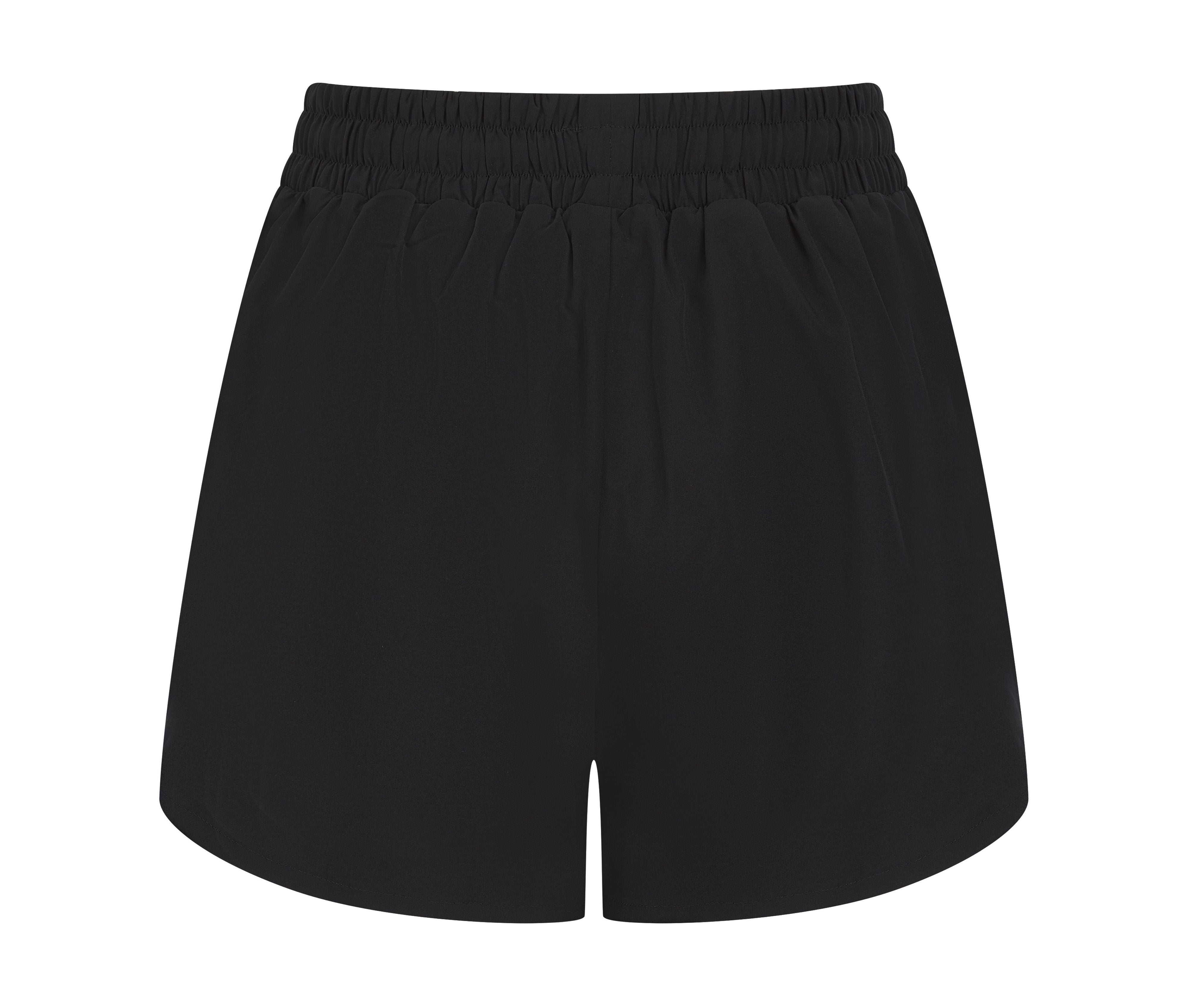 Short de Sport Avec Doublure Pour Femme - Black/black
