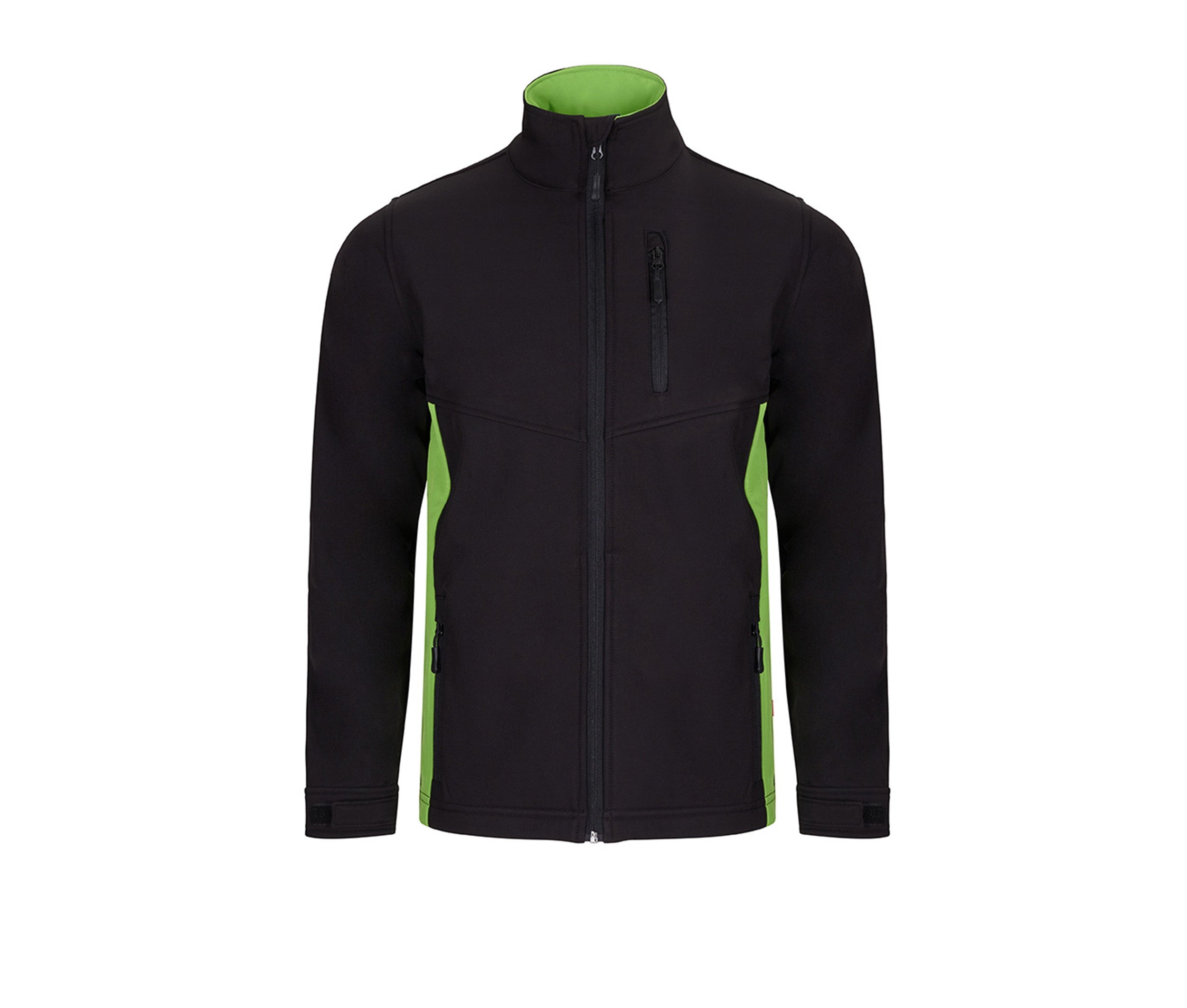 Blouson Softshell Bicolore - Black / Lime