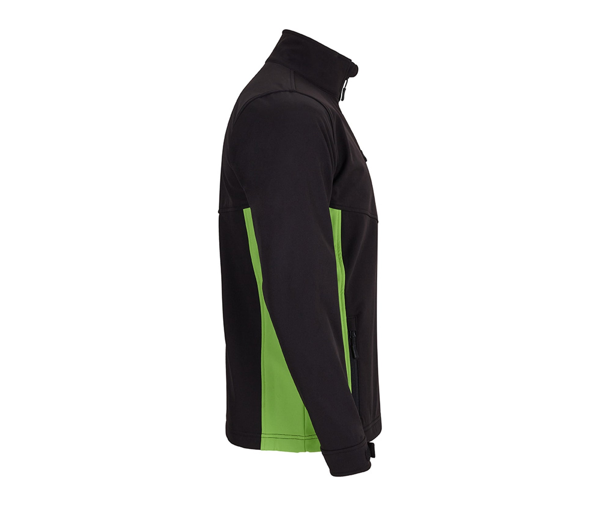 Blouson Softshell Bicolore - Black / Lime
