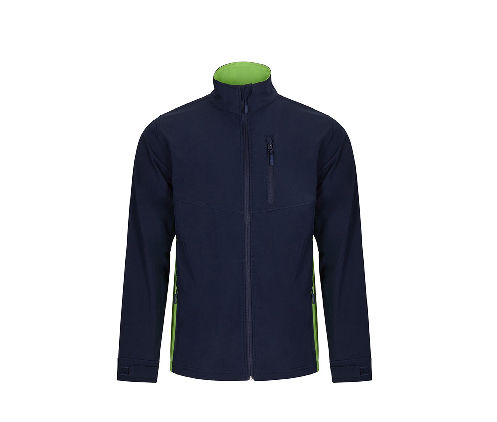 Blouson Softshell Bicolore - Navy / Lime