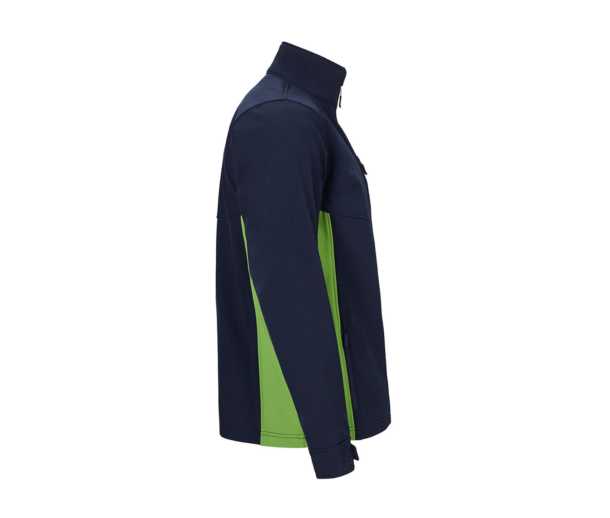 Blouson Softshell Bicolore - Navy / Lime