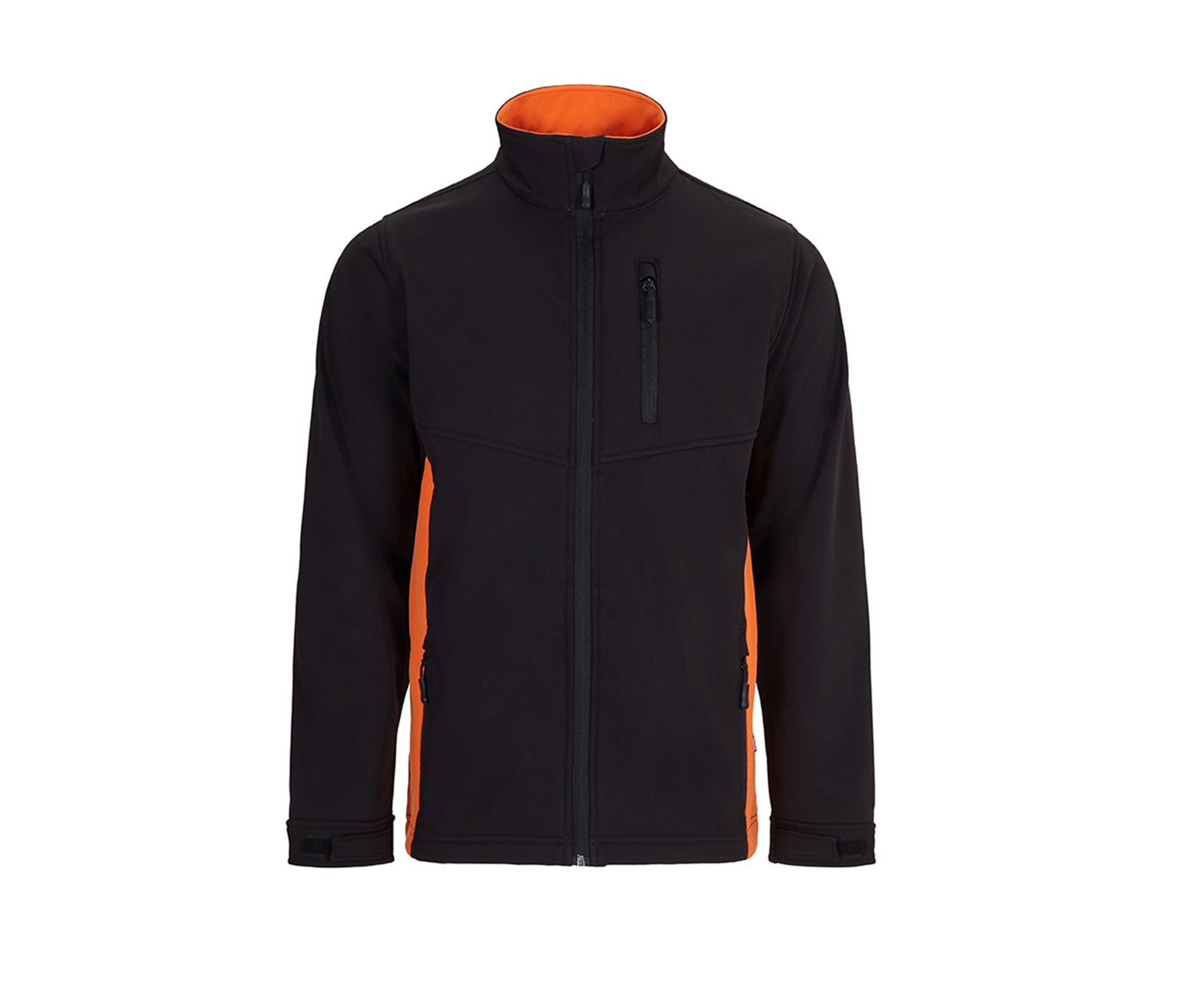 Blouson Softshell Bicolore - Black / Orange