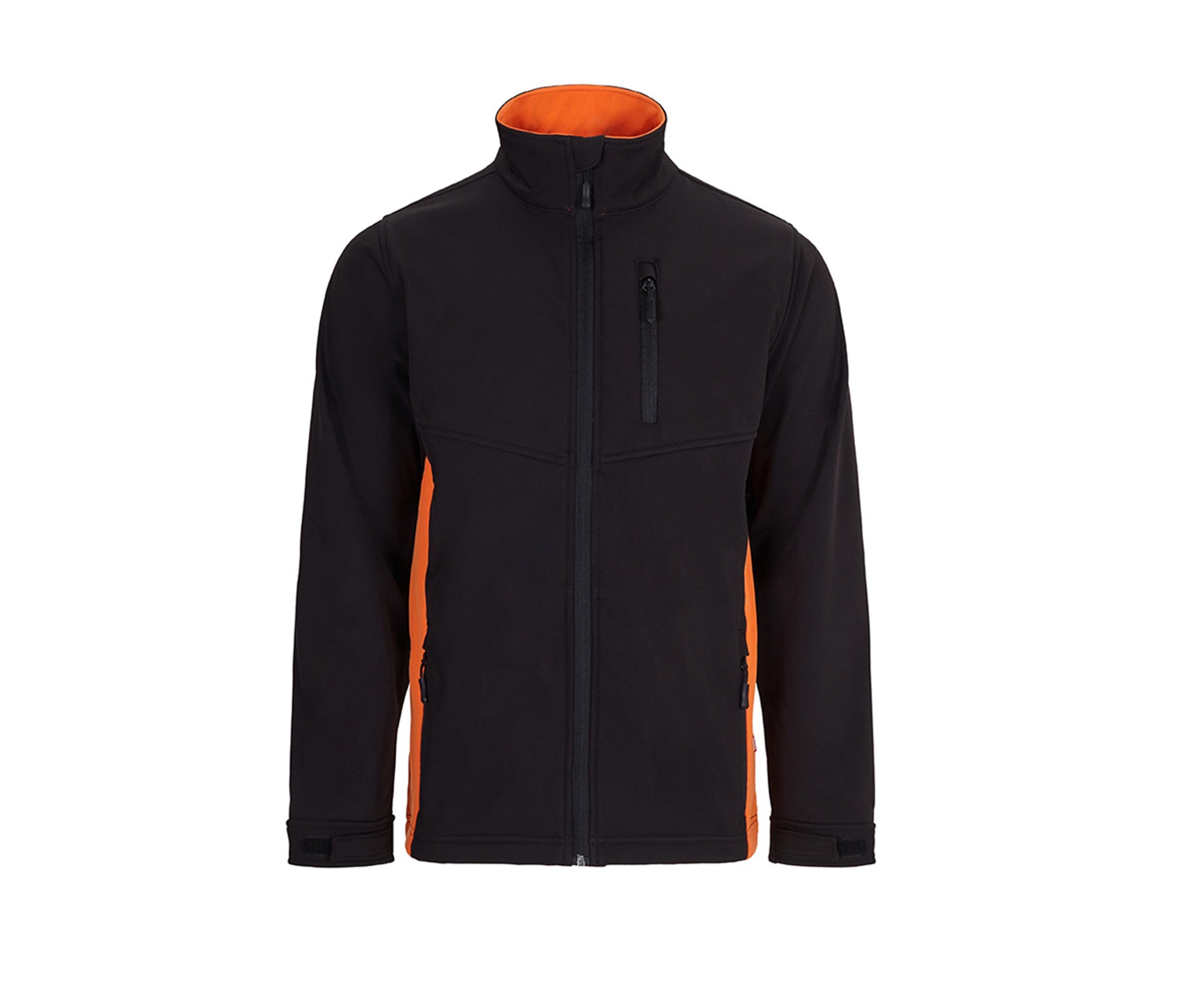 Blouson Softshell Bicolore - Black / Orange