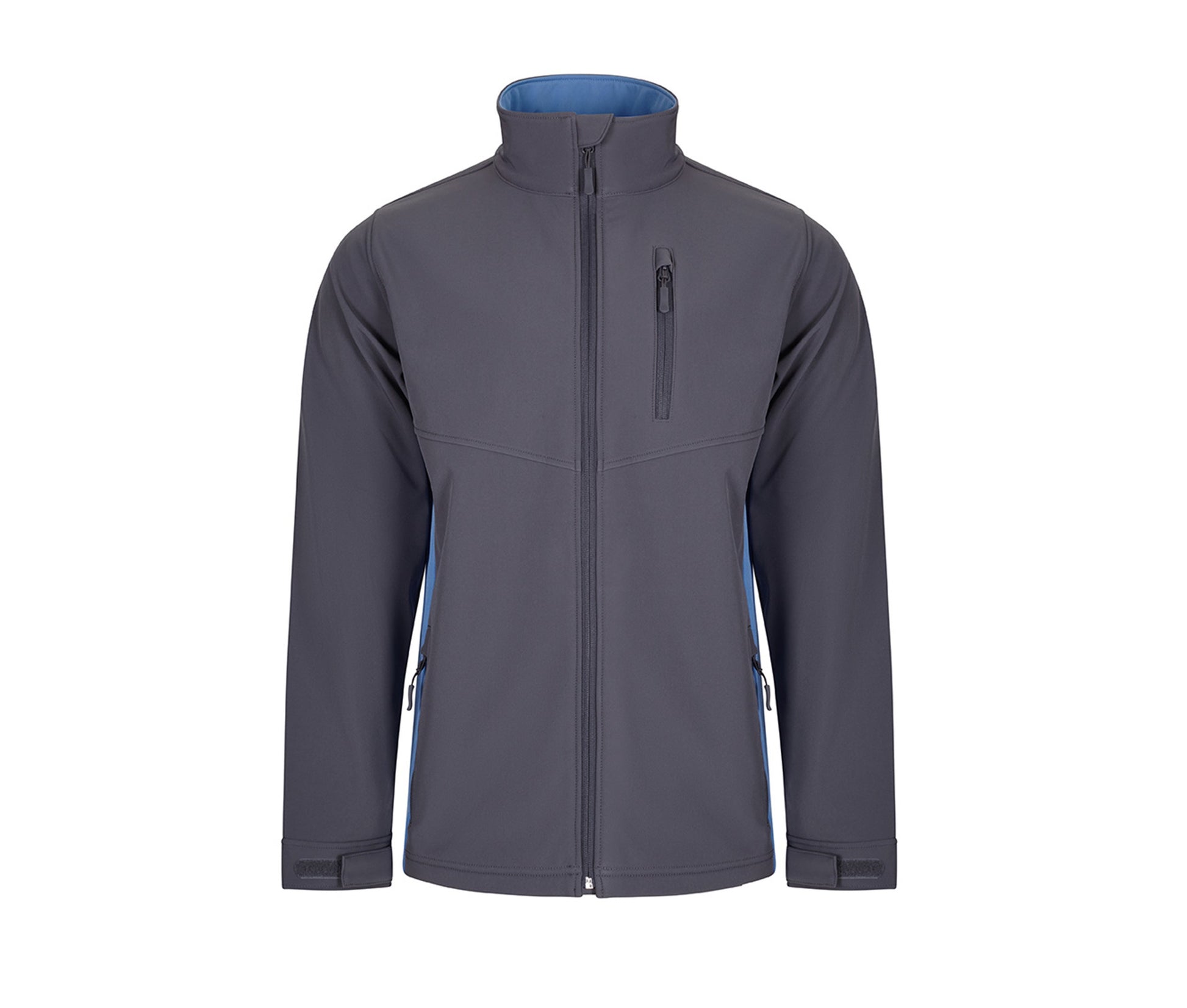 Blouson Softshell Bicolore - Grey / Sky Blue