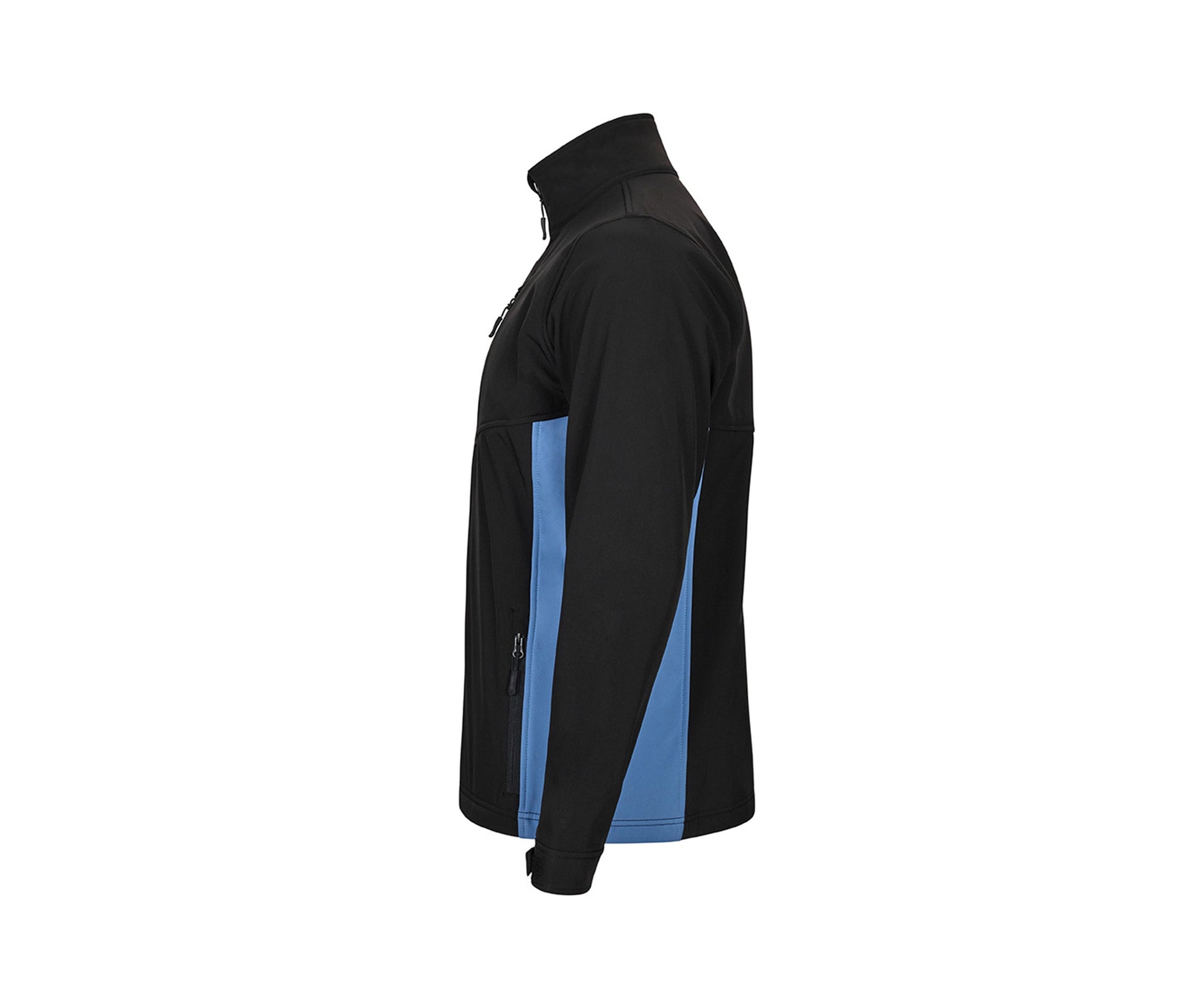 Blouson Softshell Bicolore - Black / Sky Blue