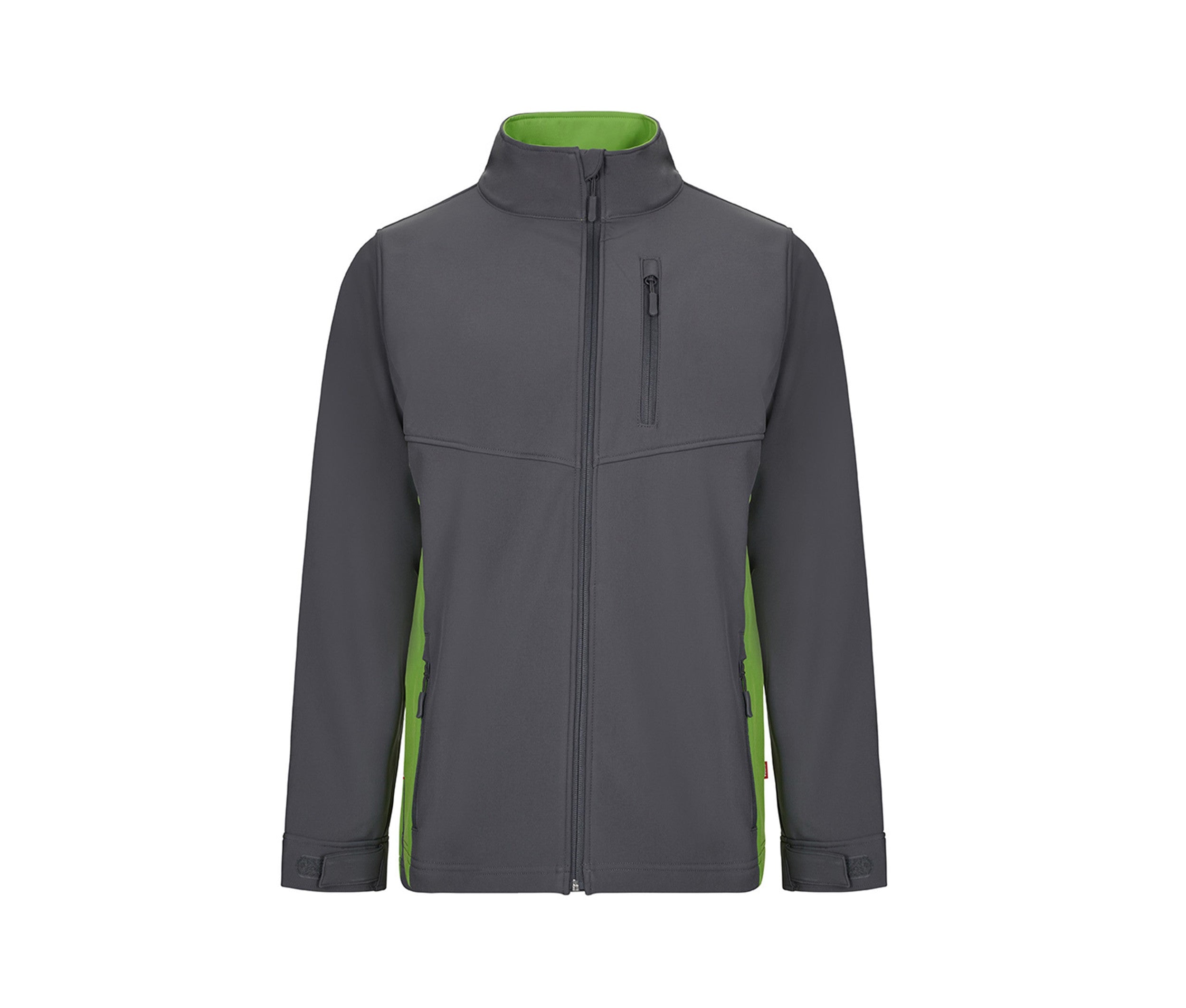 Blouson Softshell Bicolore - Grey / Lime