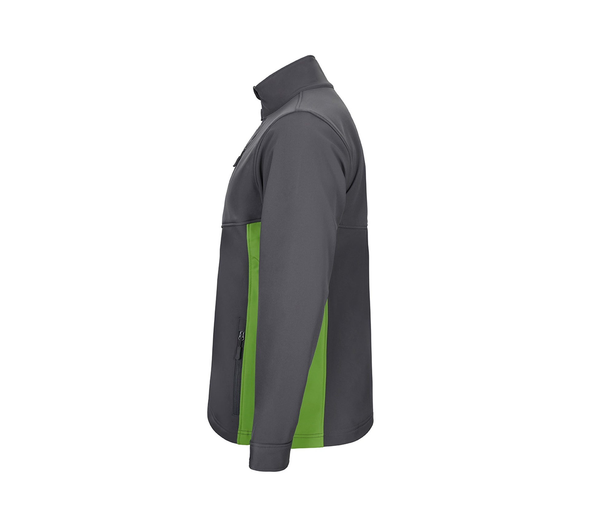 Blouson Softshell Bicolore - Grey / Lime