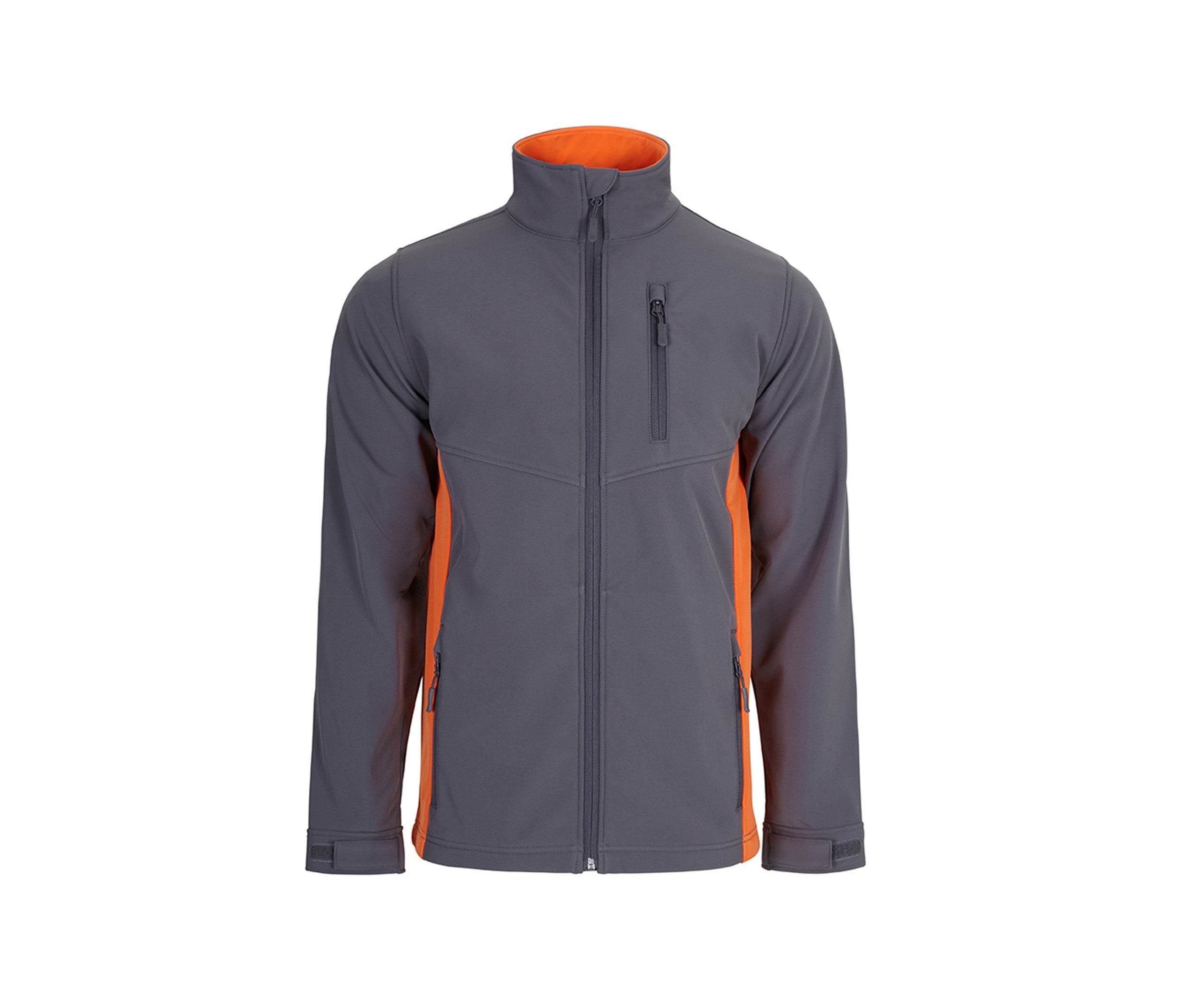 Blouson Softshell Bicolore - Grey / Orange