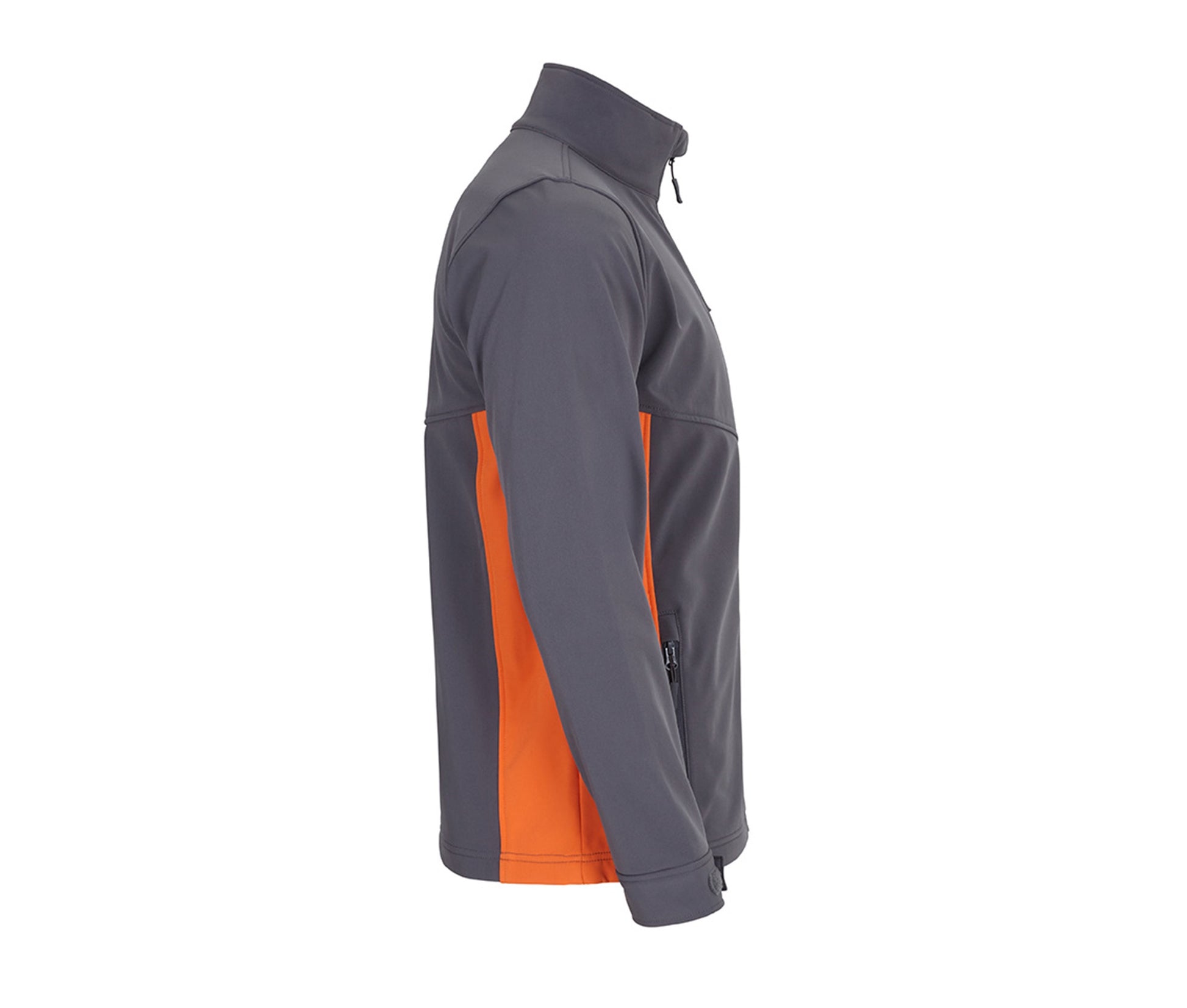 Blouson Softshell Bicolore - Grey / Orange