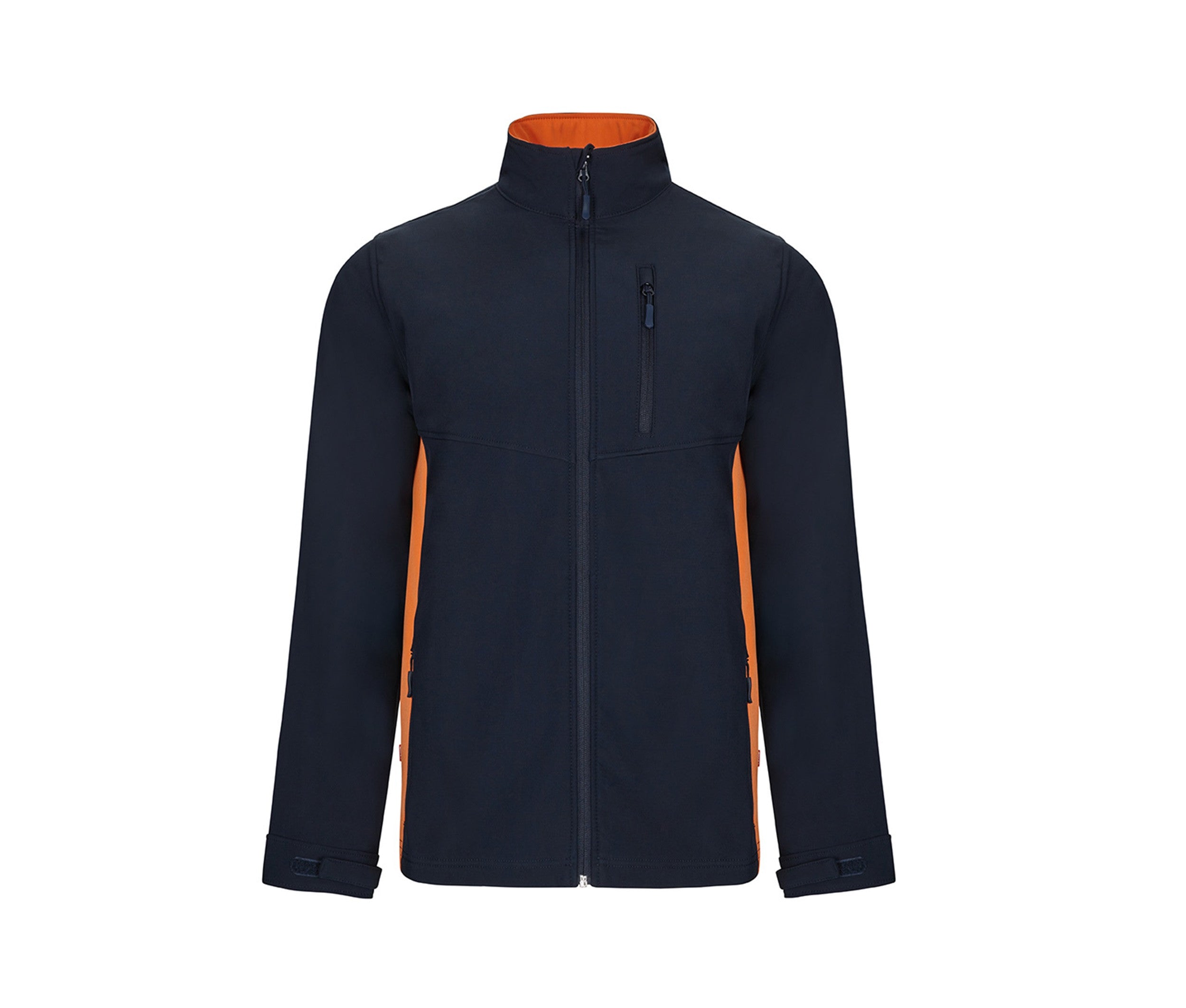 Blouson Softshell Bicolore - Navy / Orange