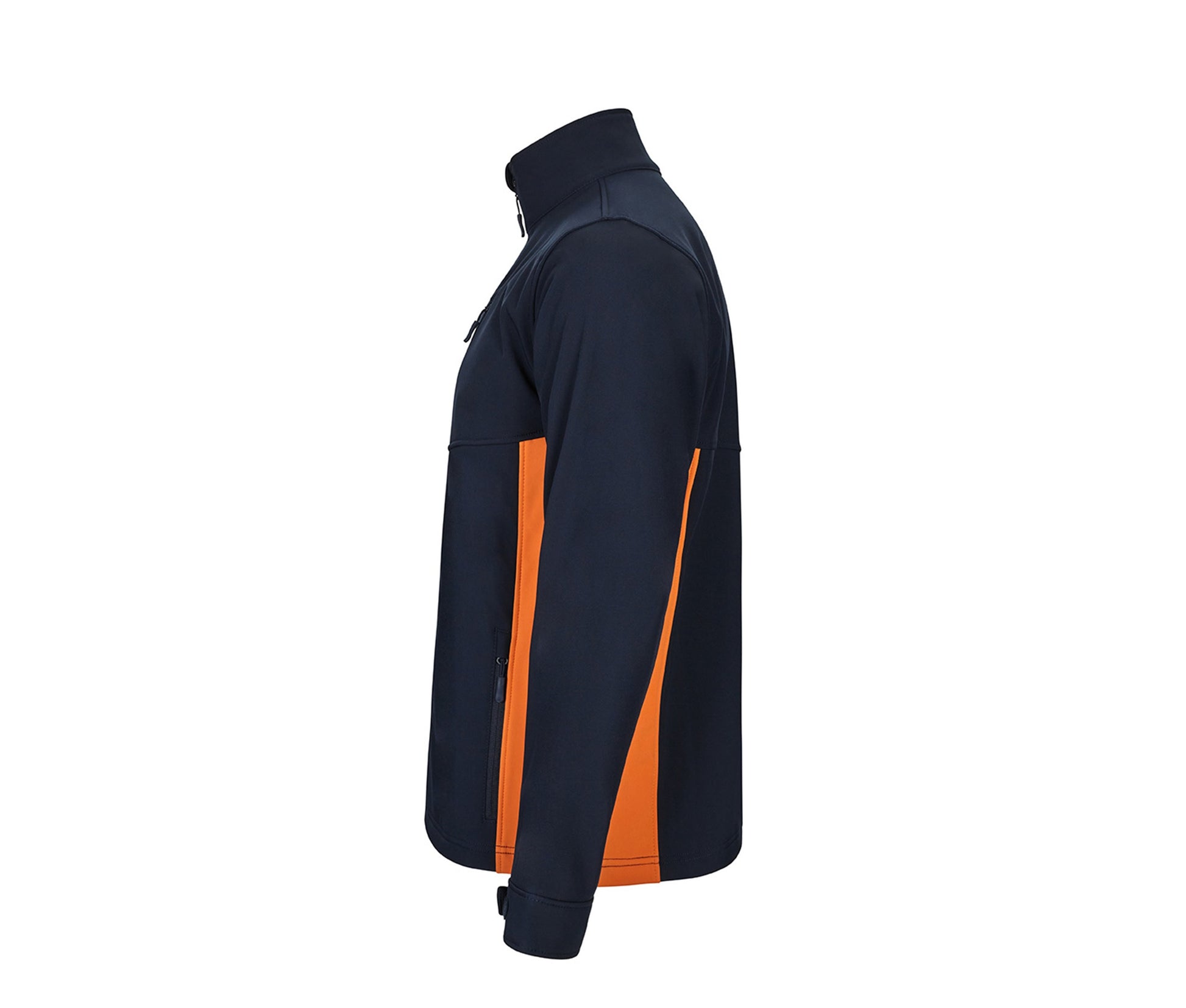 Blouson Softshell Bicolore - Navy / Orange