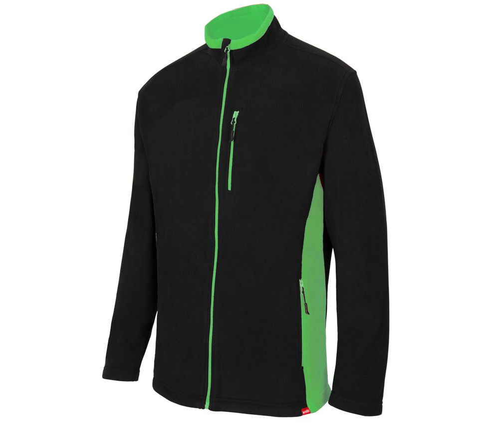 Veste Polaire Bicolore - Black/lime