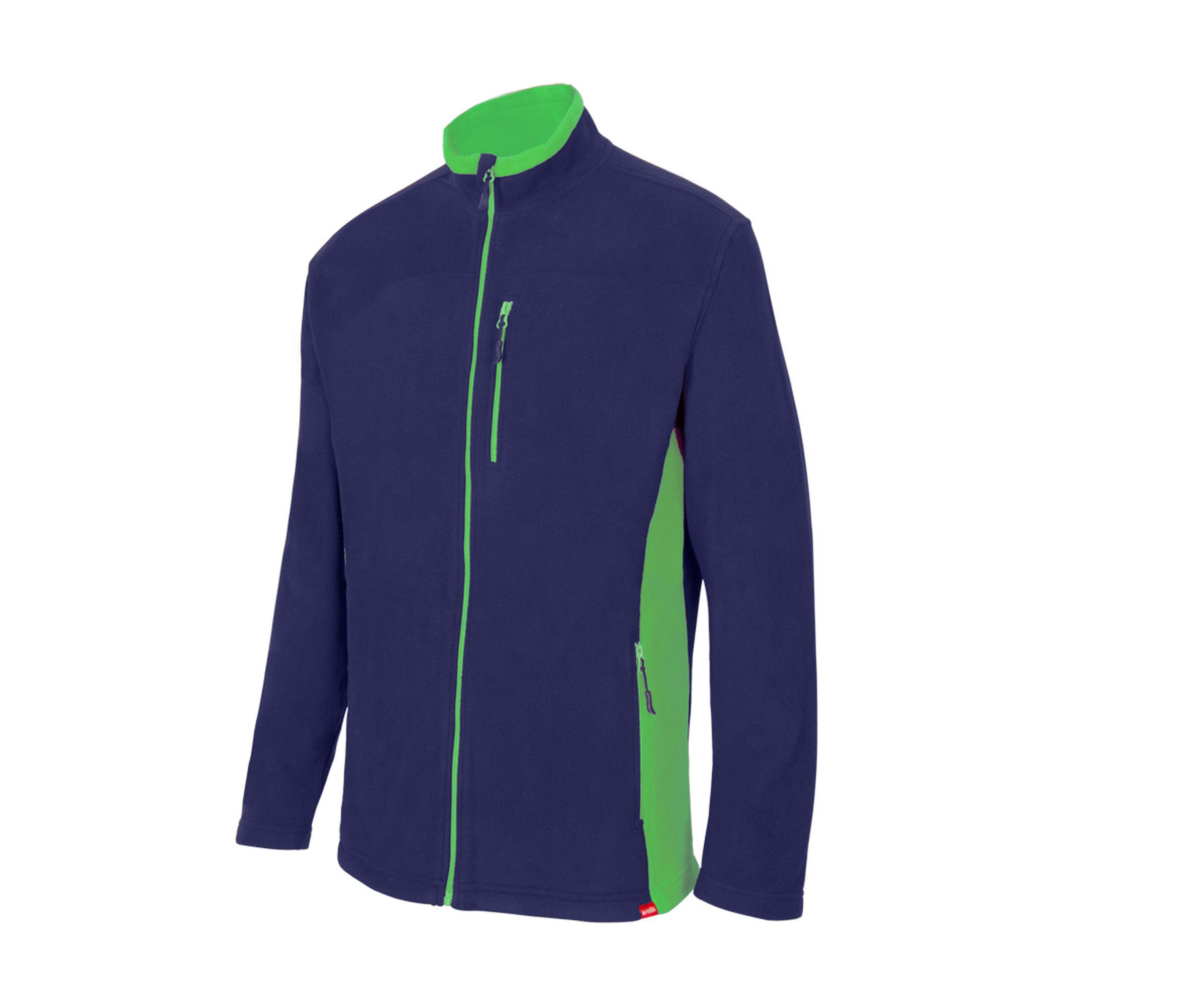 Veste Polaire Bicolore - Navy/lime