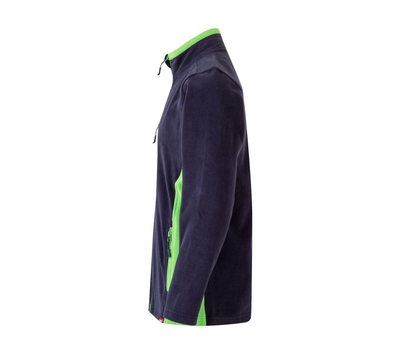 Veste Polaire Bicolore - Navy/lime