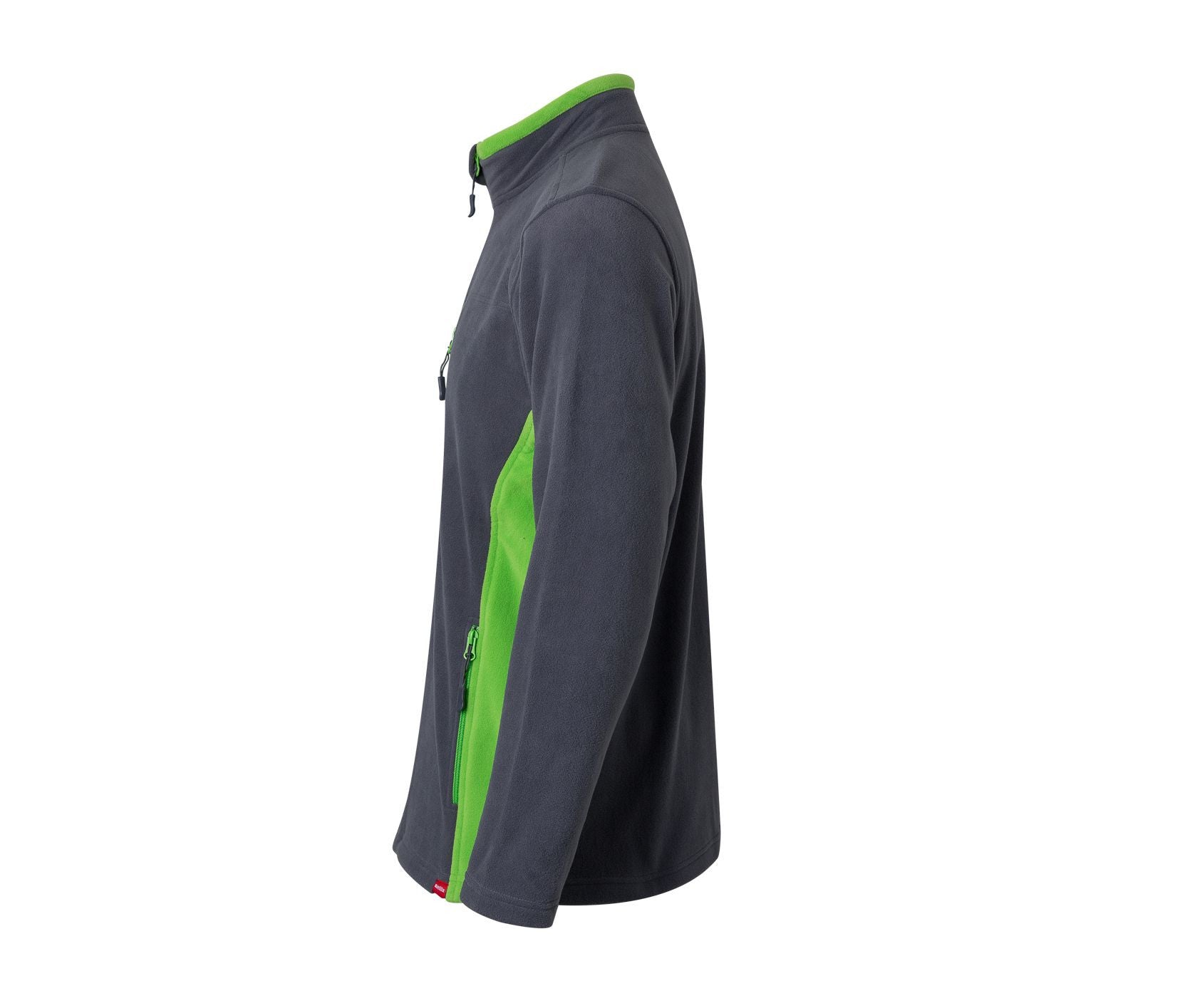 Veste Polaire Bicolore - Grey/lime
