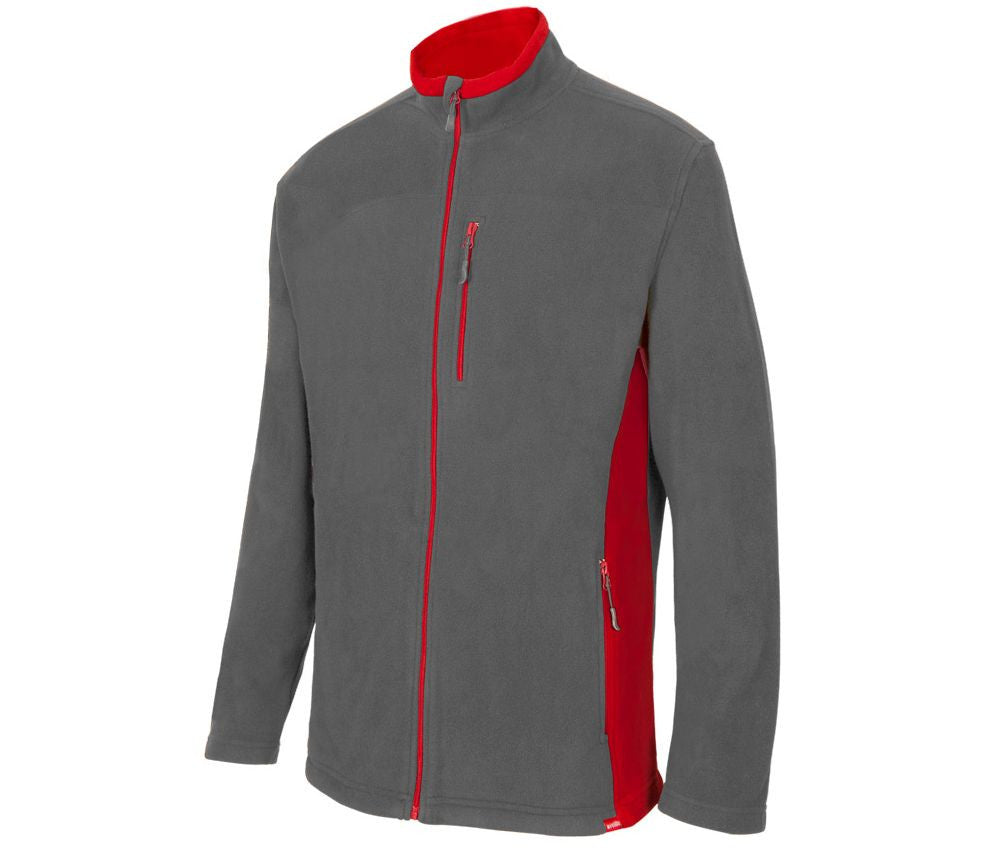 Veste Polaire Bicolore - Grey/red