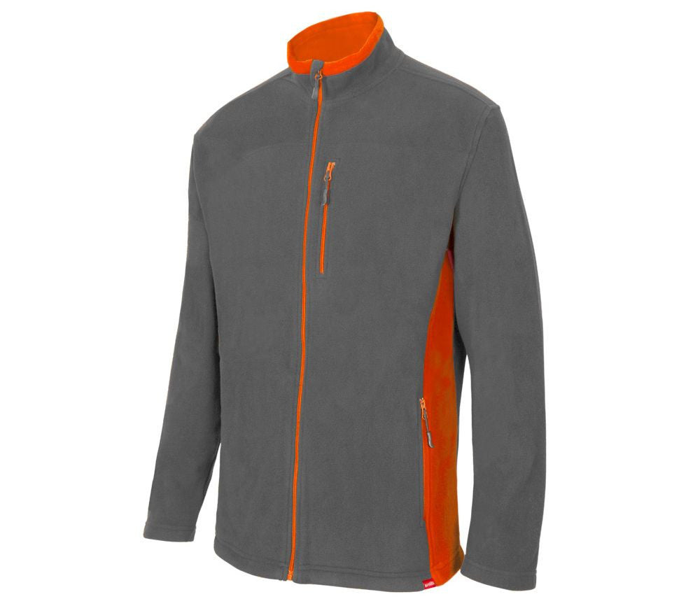 Veste Polaire Bicolore - Grey/orange