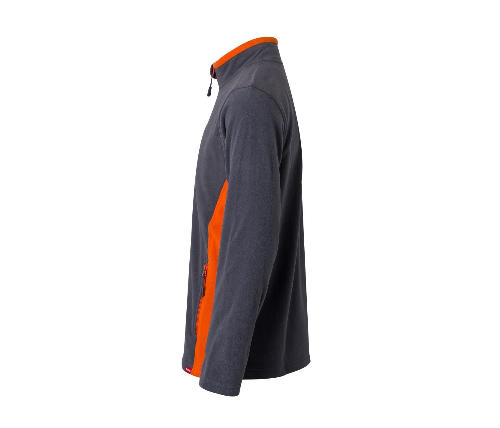 Veste Polaire Bicolore - Grey/orange