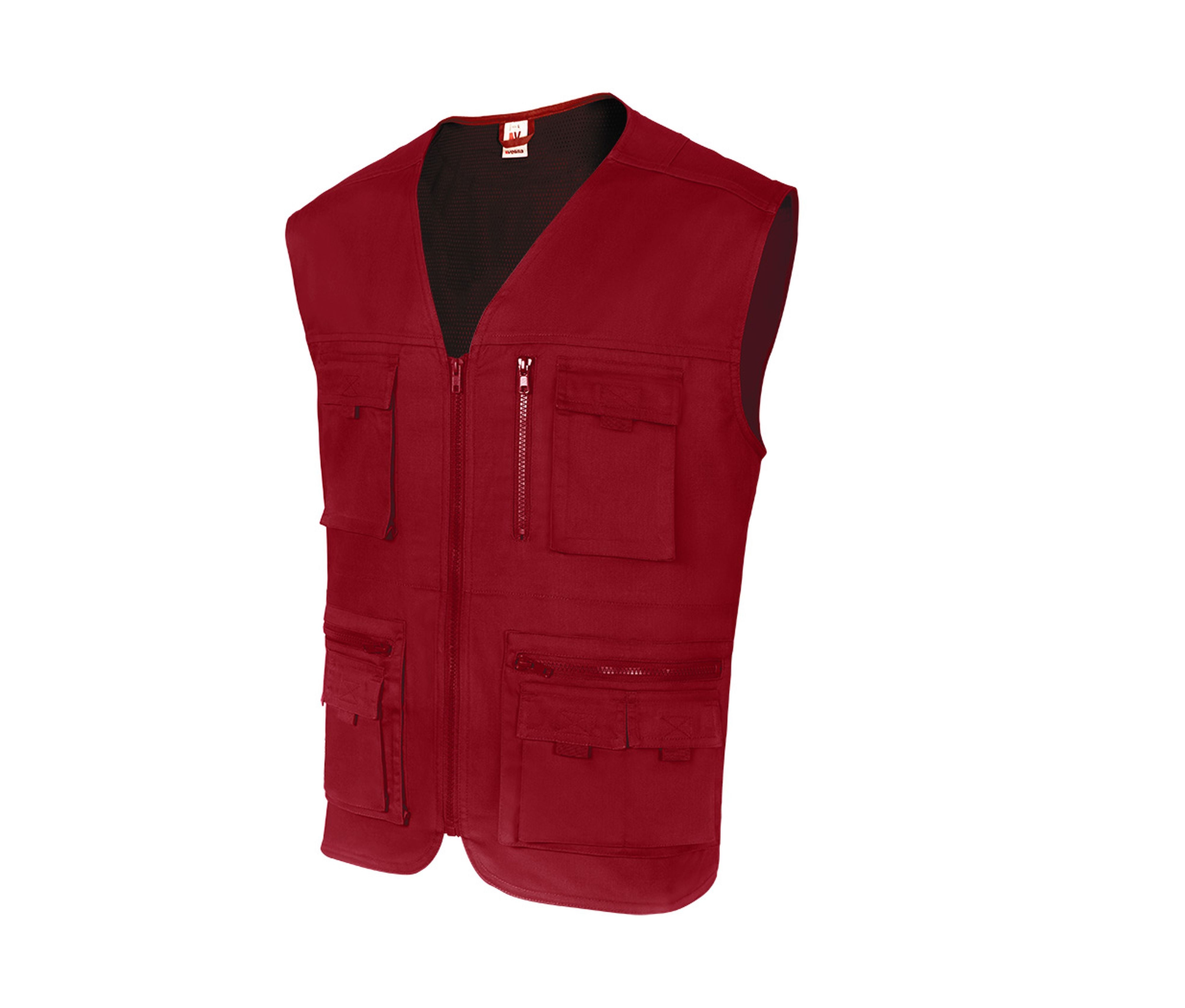 Bodywarmer de Travail Multi-Poches - Red