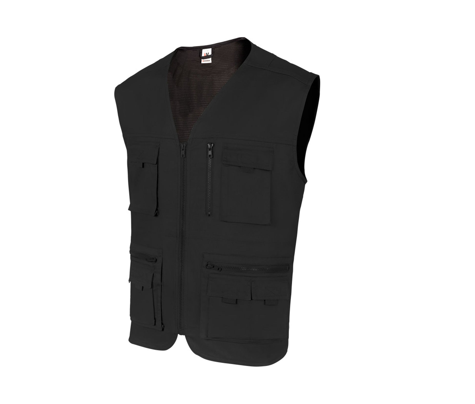 Bodywarmer de Travail Multi-Poches - Black