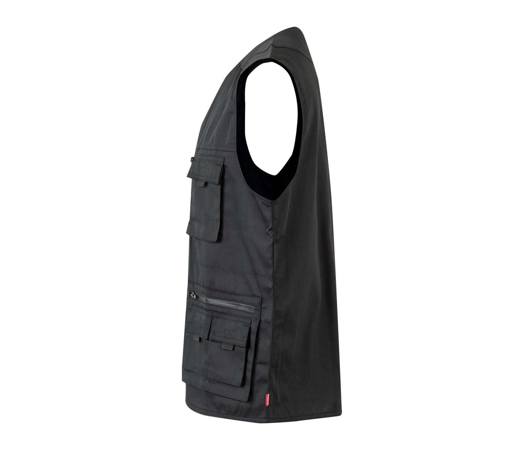 Bodywarmer de Travail Multi-Poches - Black