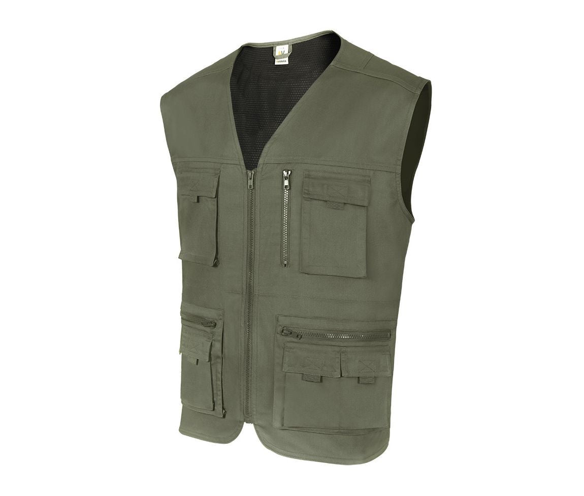 Bodywarmer de Travail Multi-Poches - Hunter Green