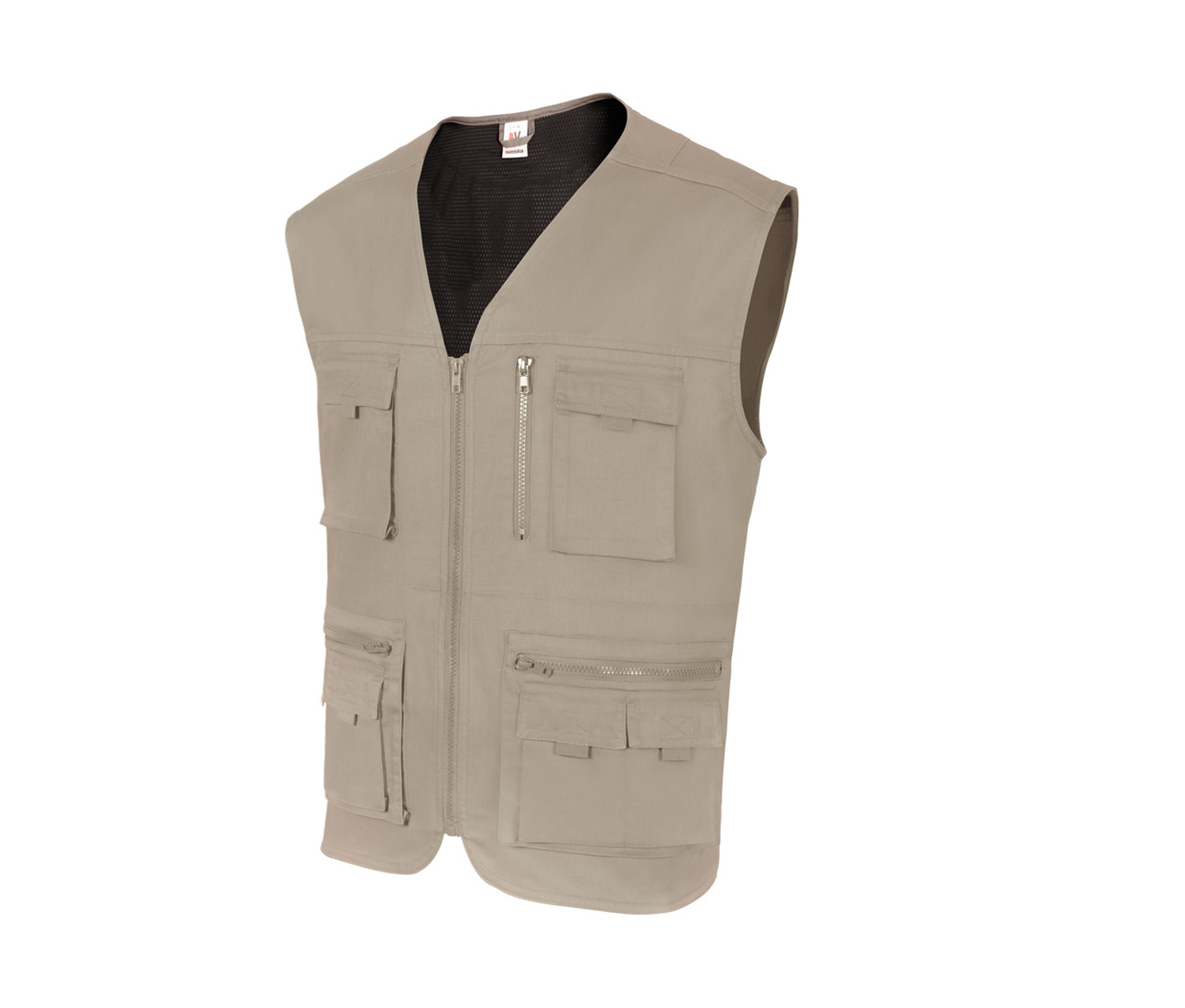 Bodywarmer de Travail Multi-Poches - Beige Arena