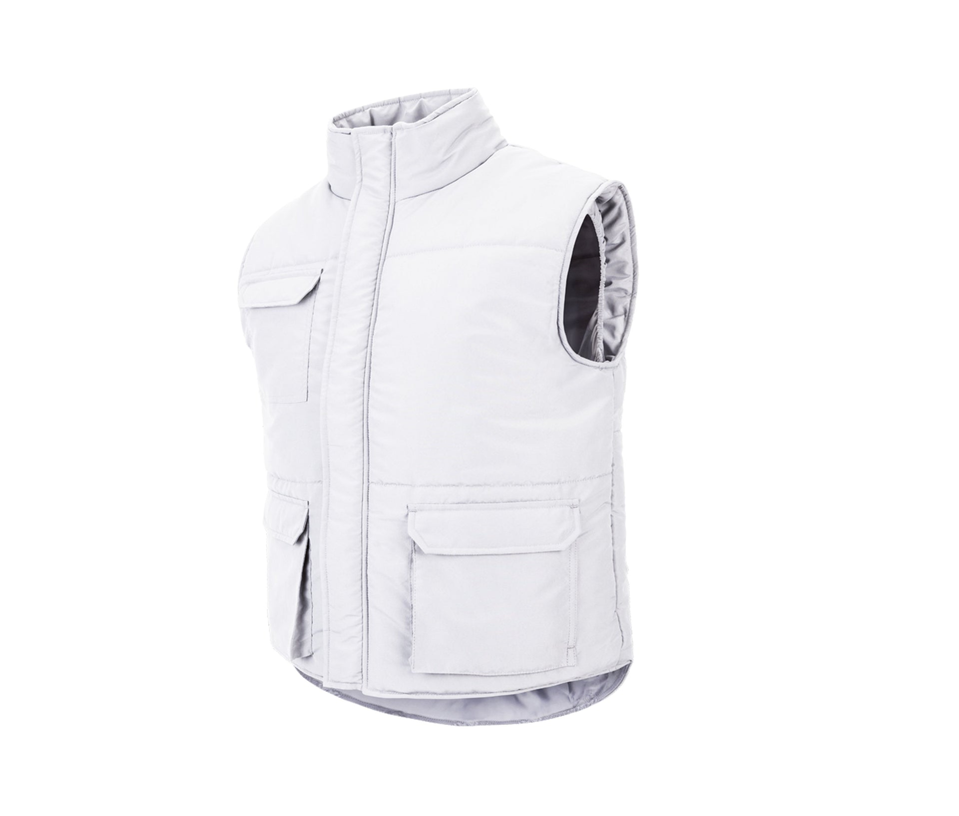 Bodywarmer de Travail Multi-Poches - White