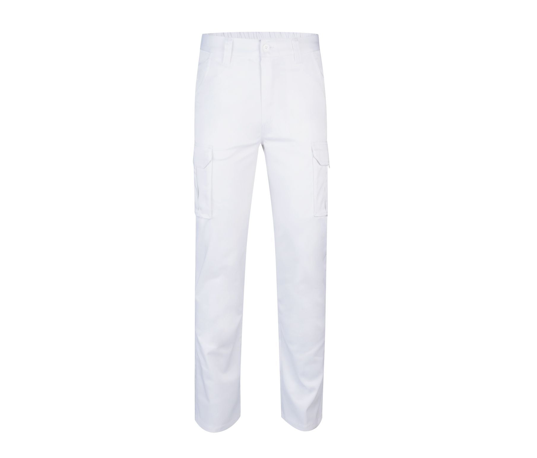 Pantalon Stretch Multipoches - White