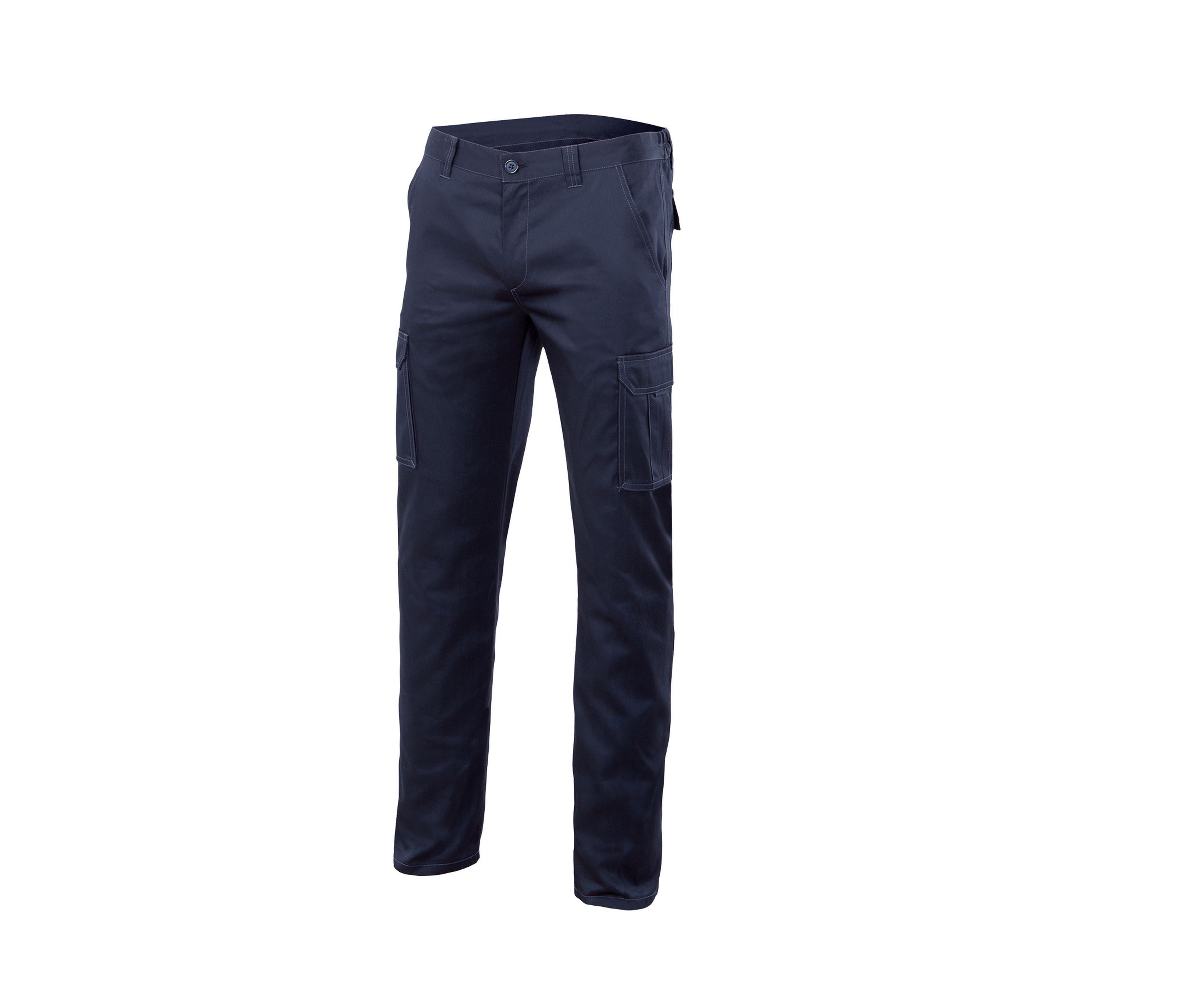 Pantalon Stretch Multipoches - Navy