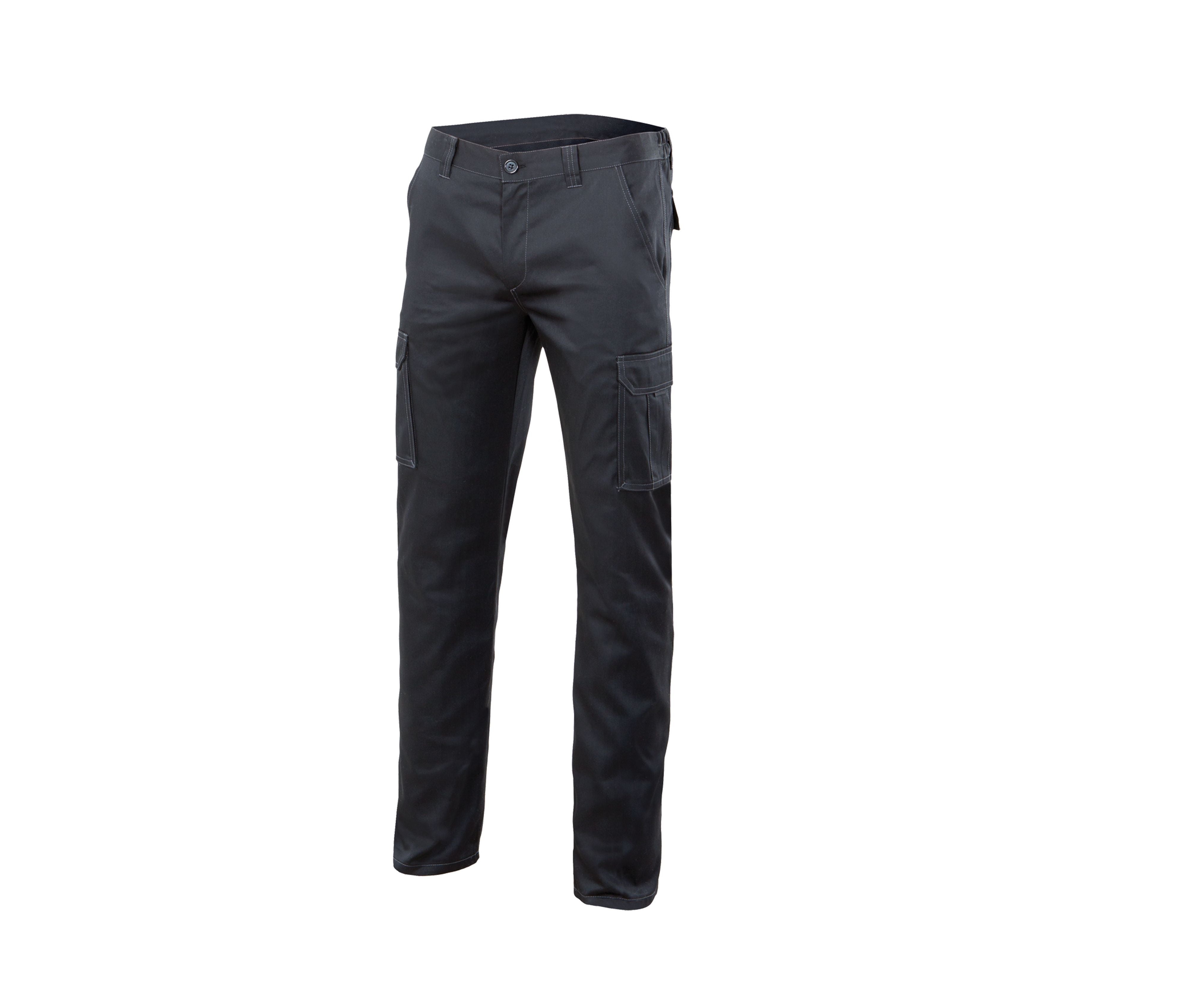 Pantalon Stretch Multipoches - Black