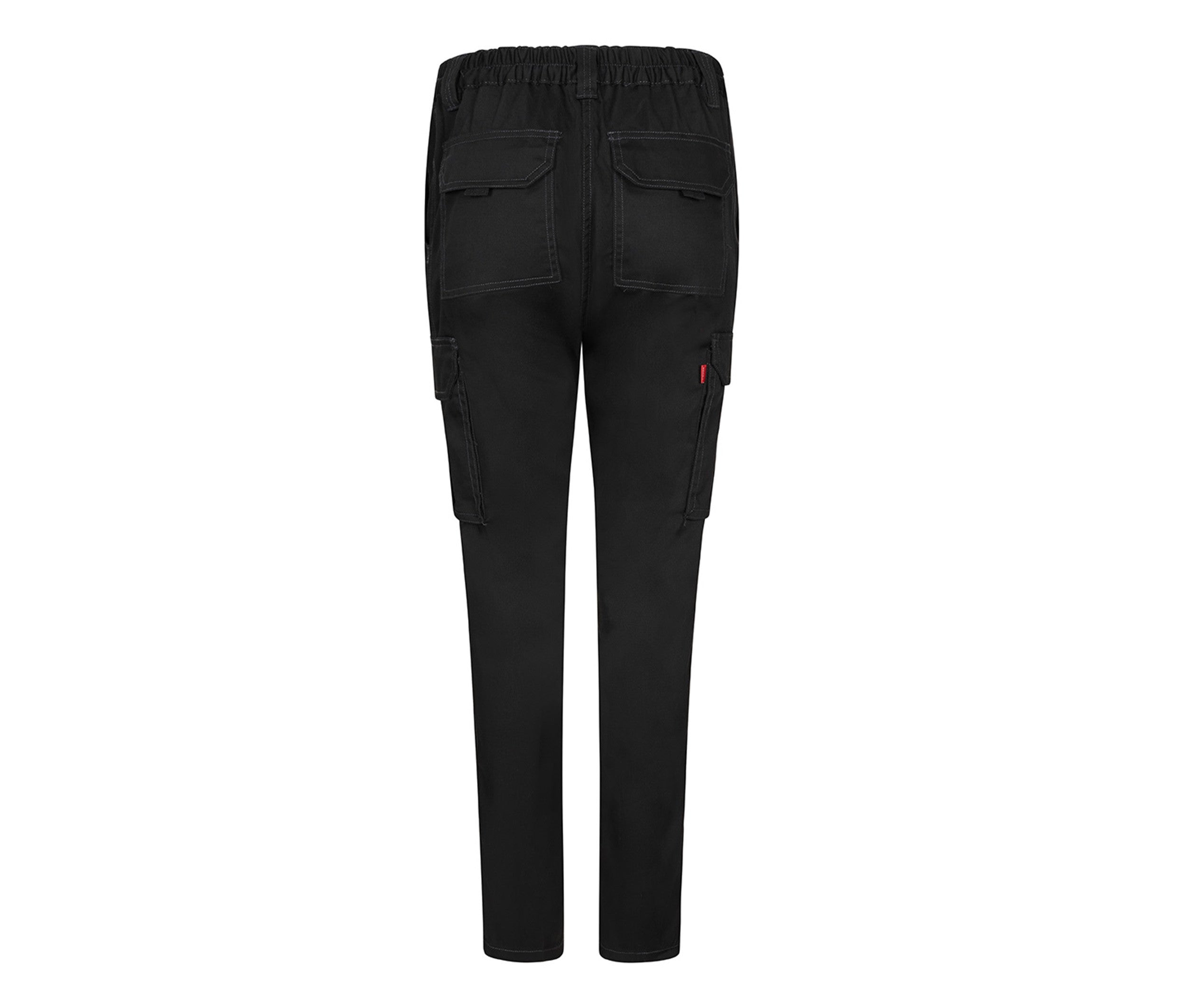 Pantalon Stretch Multi-Poches Femme - Black