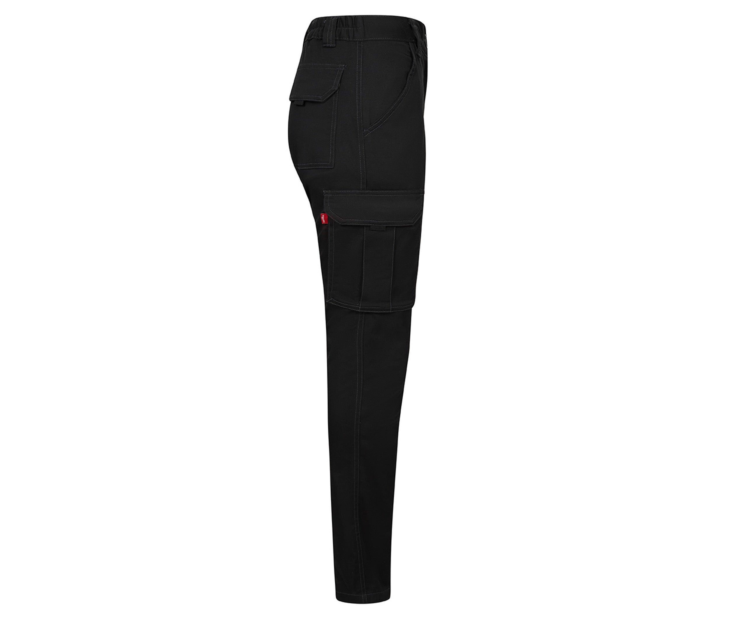 Pantalon Stretch Multi-Poches Femme - Black