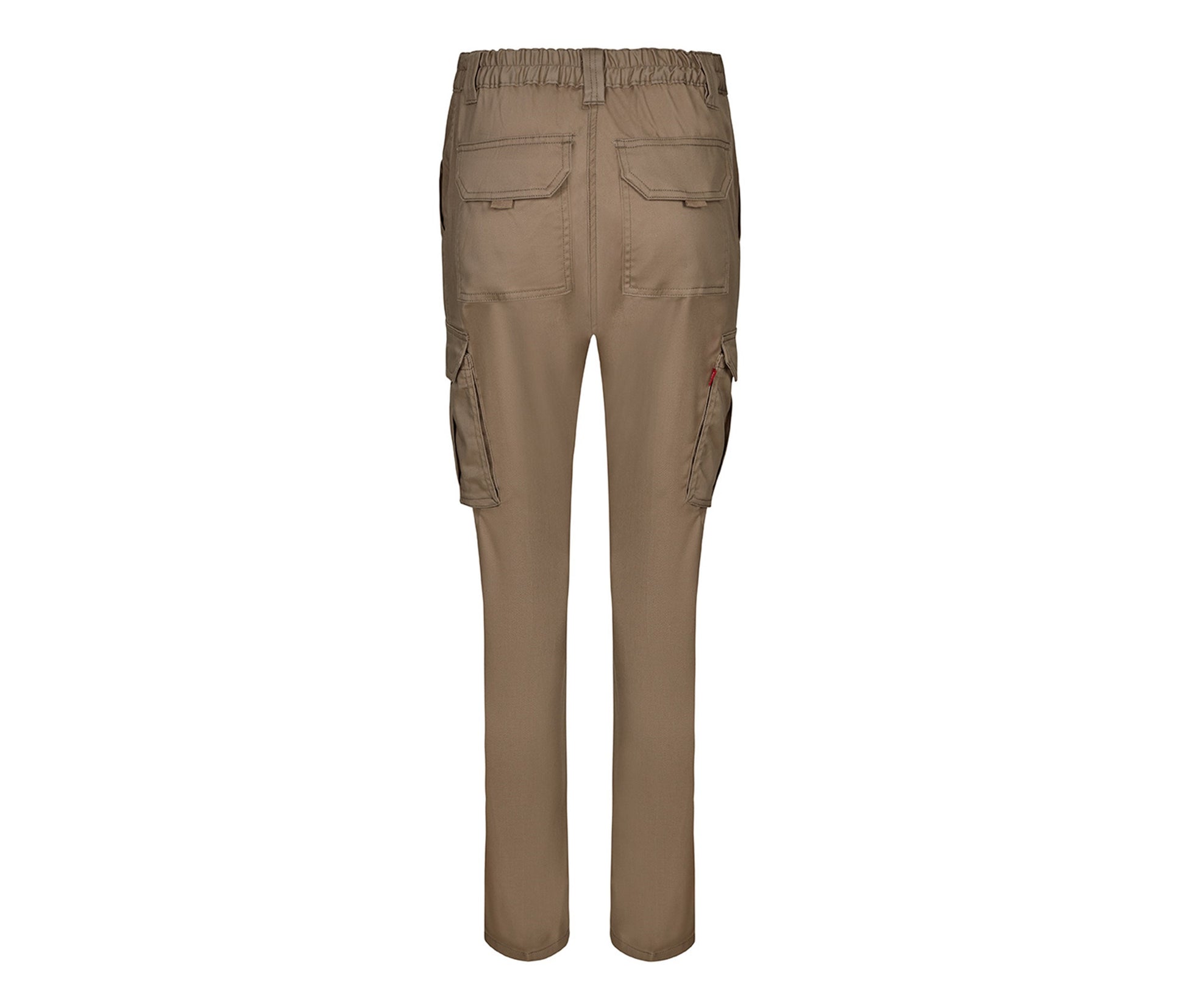 Pantalon Stretch Multi-Poches Femme - Beige