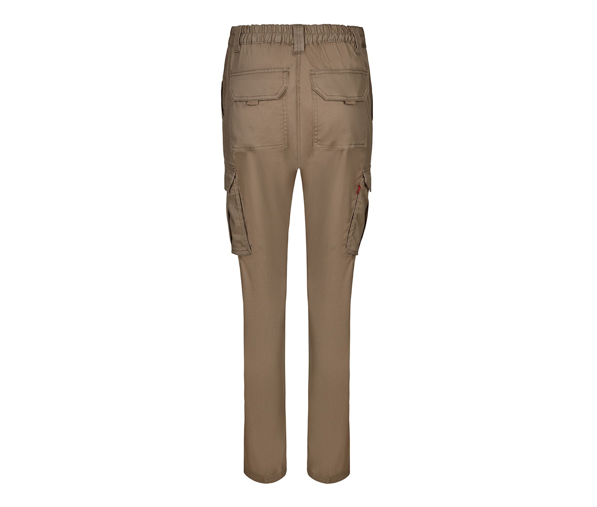 Pantalon Stretch Multi-Poches Femme - Beige