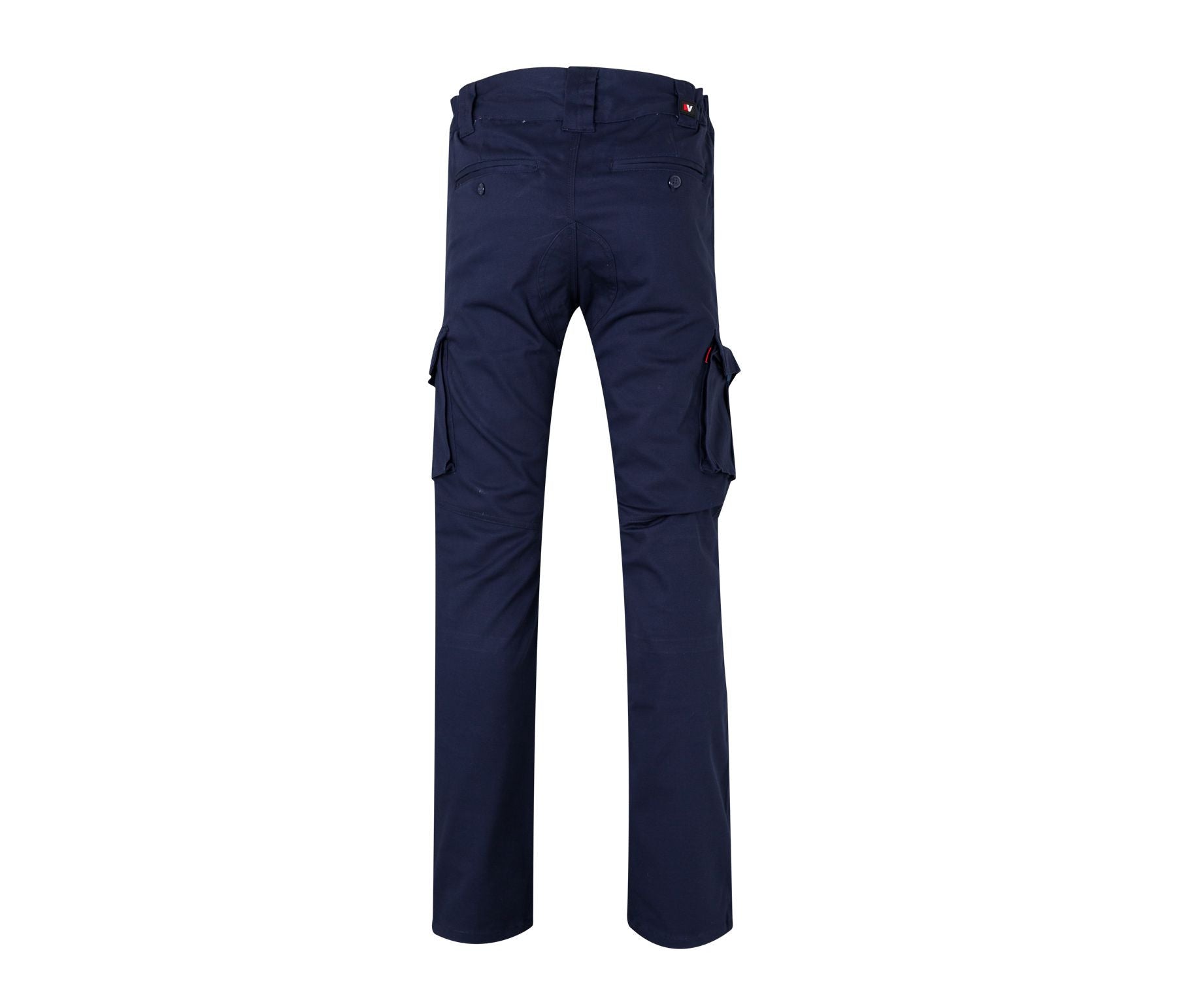 Pantalon Multipoches en Coton Stretch - Navy