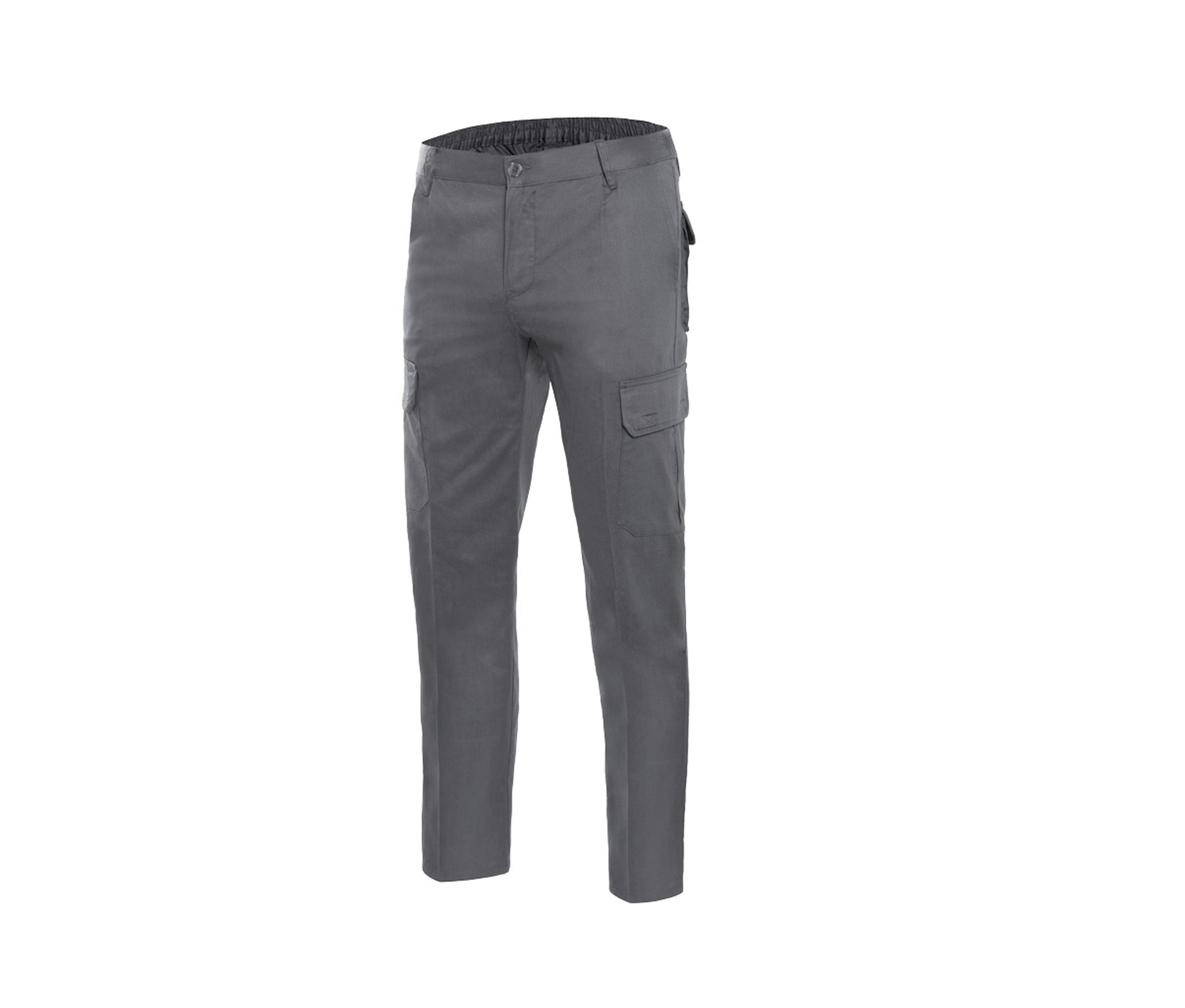 Pantalon 100% Coton Multipoches - Grey
