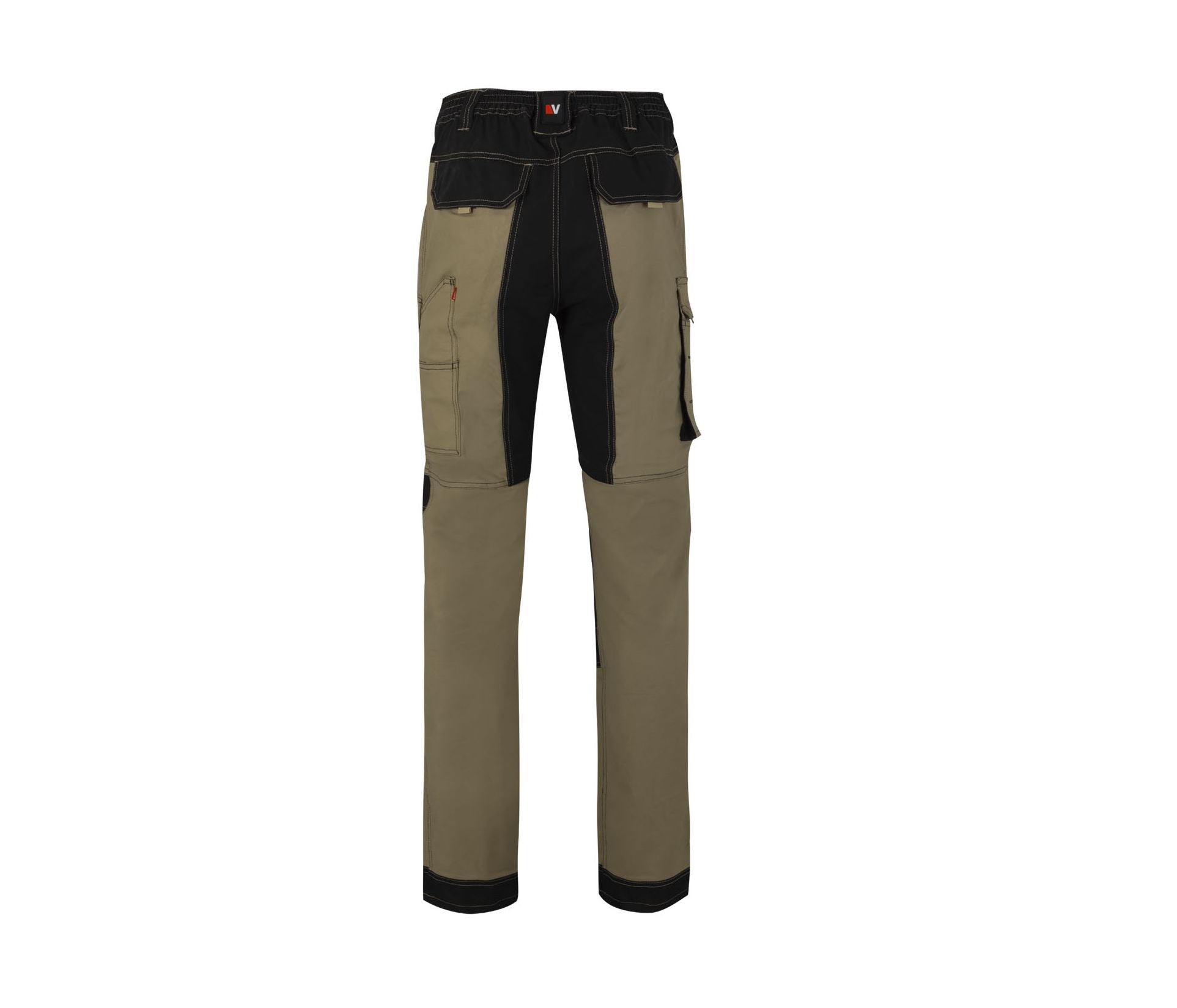 Pantalon Bicolore Canvas Stretch - Beige Arena/black