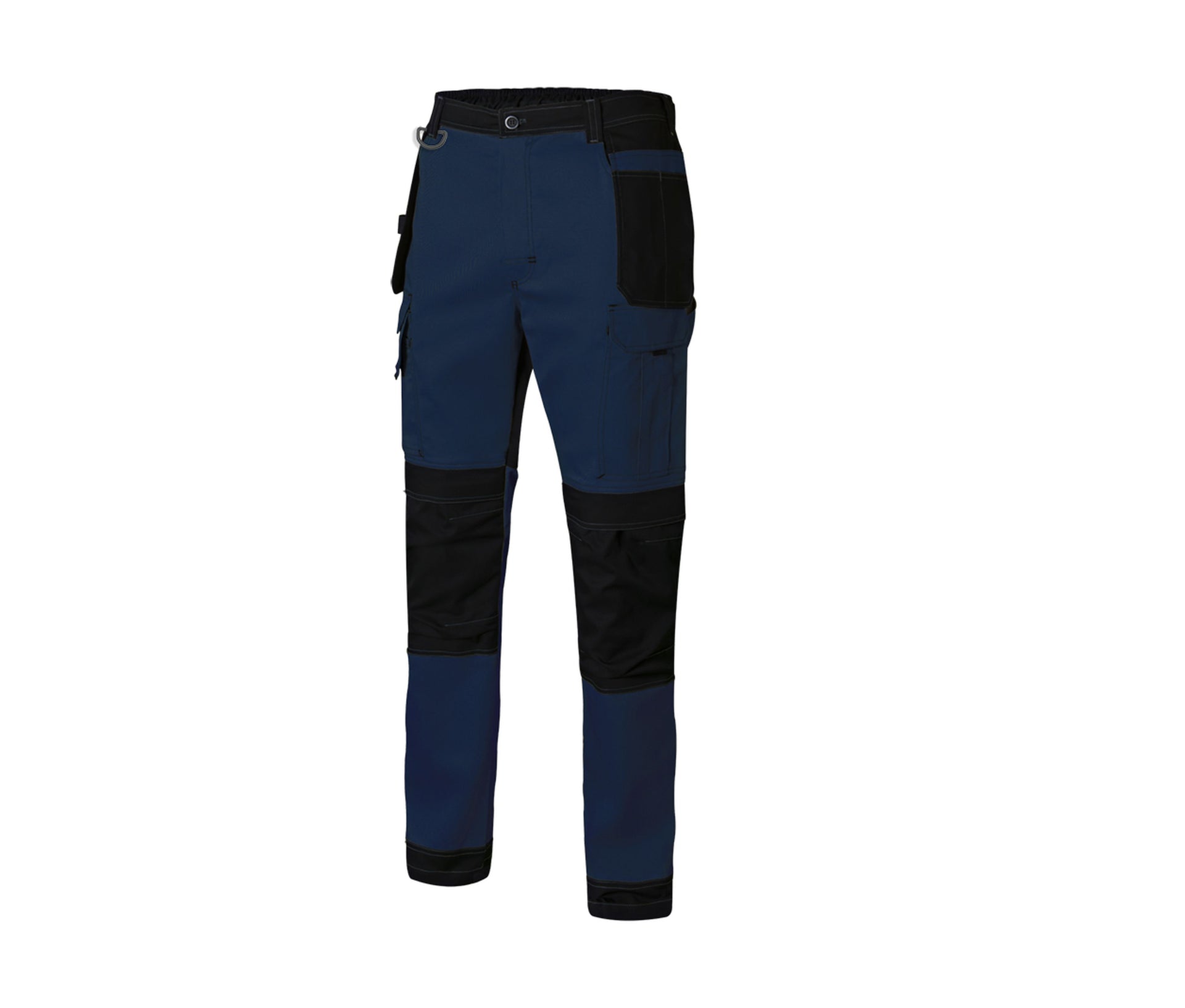 Pantalon Bicolore Canvas Stretch - Navy/black
